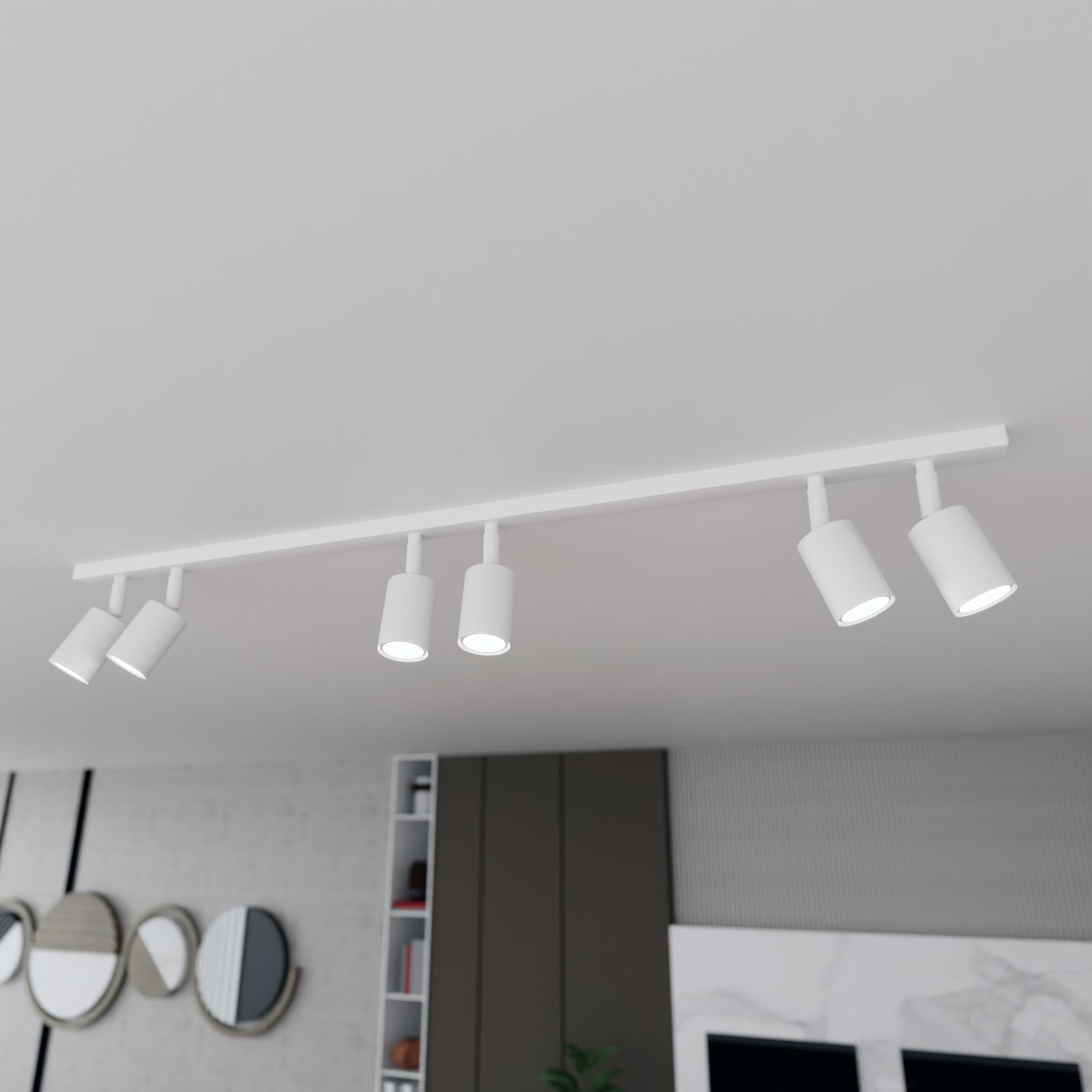 Plafonnier Spot Flash base en métal au design contemporain par Emibig Plafonnier Spot Flash base en métal au design contemporain par Emibig