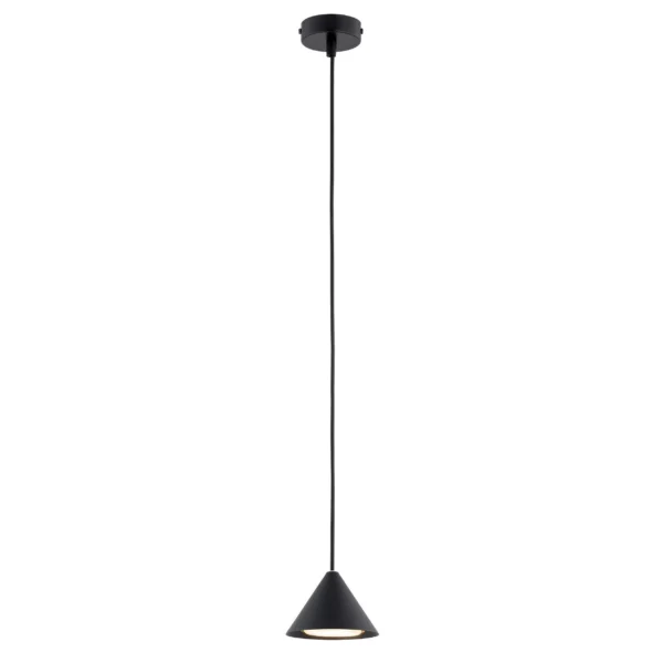 Suspension Elit avec une base en métal circulaire et des abat-jours en forme de cône au design contemporain par Emibig