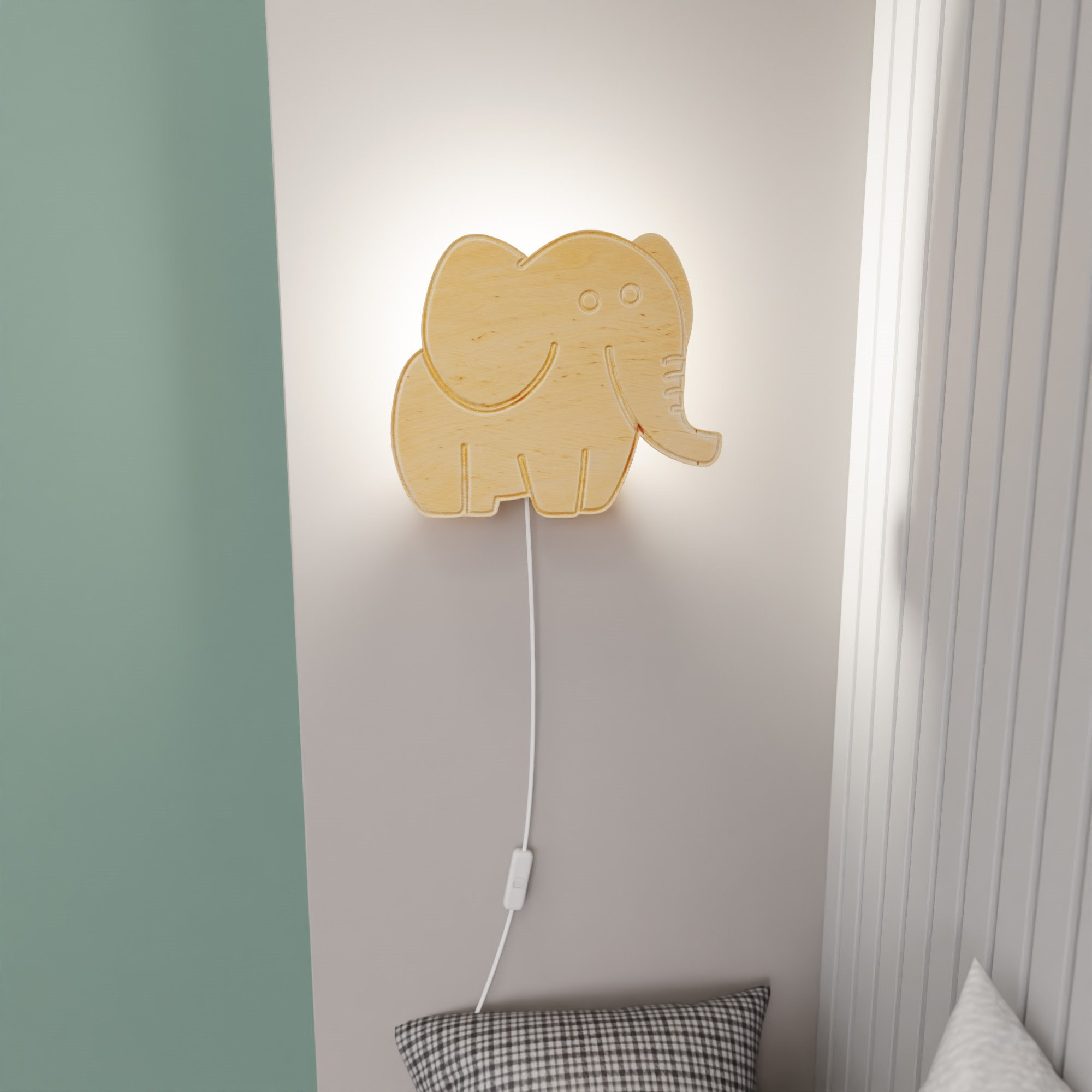 Applique Safari K1 base en métal avec abat-jour en bois au design contemporain par Emibig Applique Safari K1 base en métal avec abat-jour en bois au design contemporain par Emibig