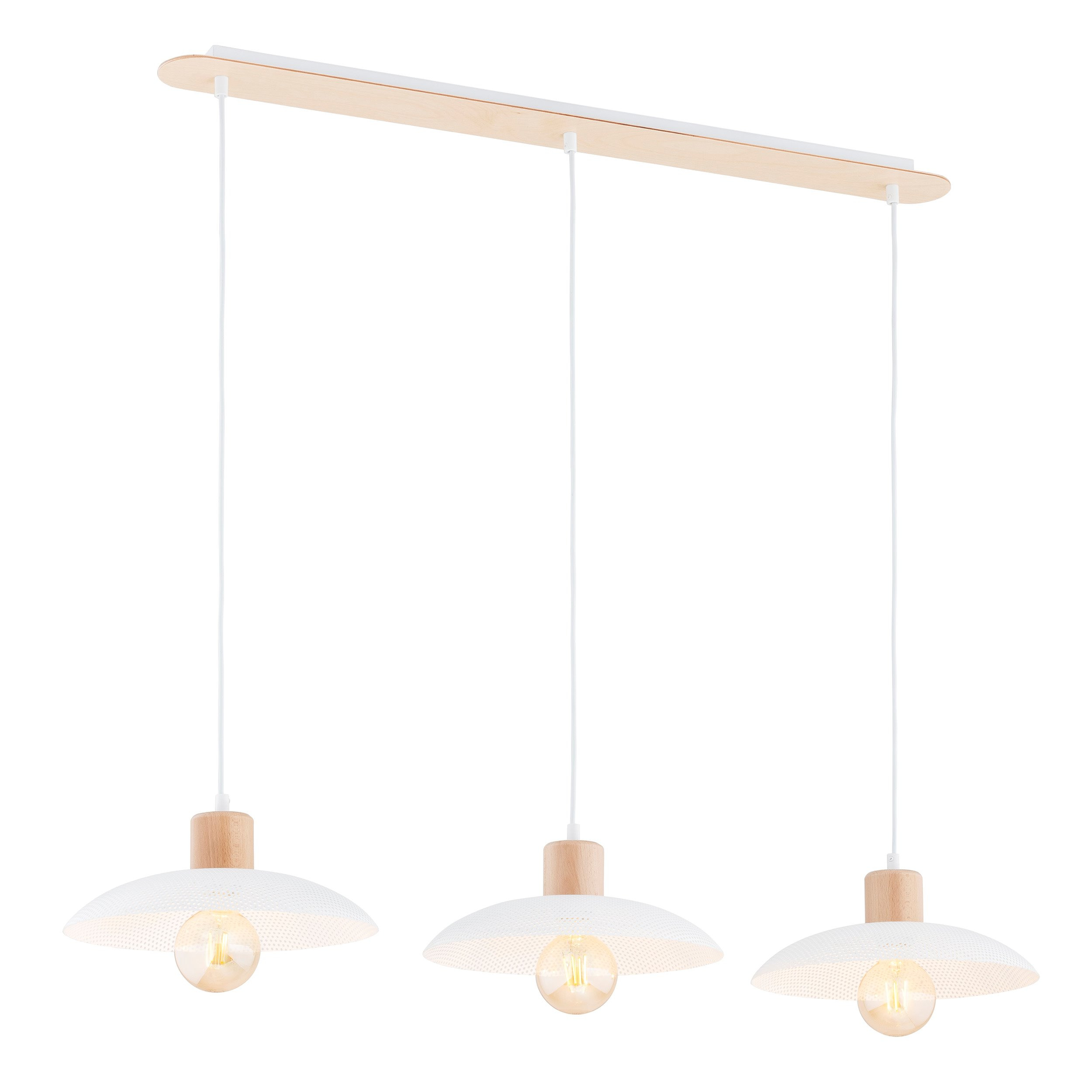 Suspension scandinave Kobe avec base en métal et bois au design contemporain par Emibig Suspension scandinave Kobe avec base en métal et bois au design contemporain par Emibig