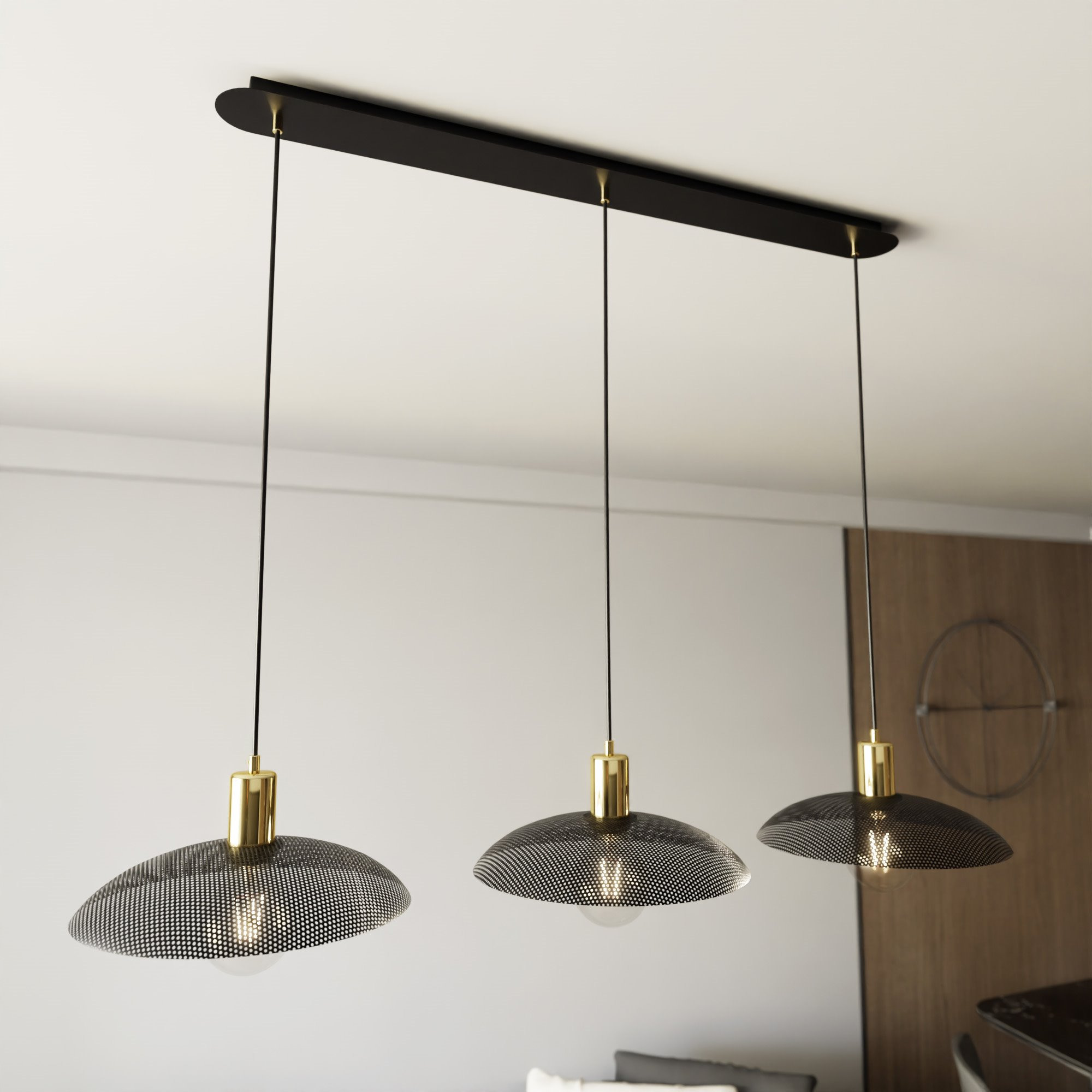 Suspension Spirit avec base en métal au design contemporain par Emibig Suspension Spirit avec base en métal au design contemporain par Emibig