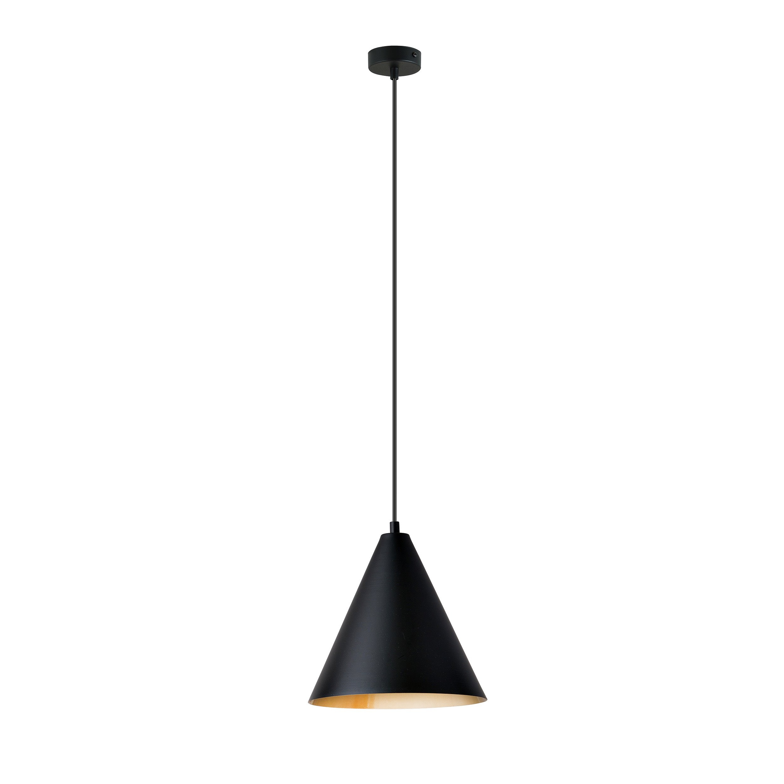 Suspension Rebel base en métal avec abat-jour en forme de cône au design contemporain par Emibig