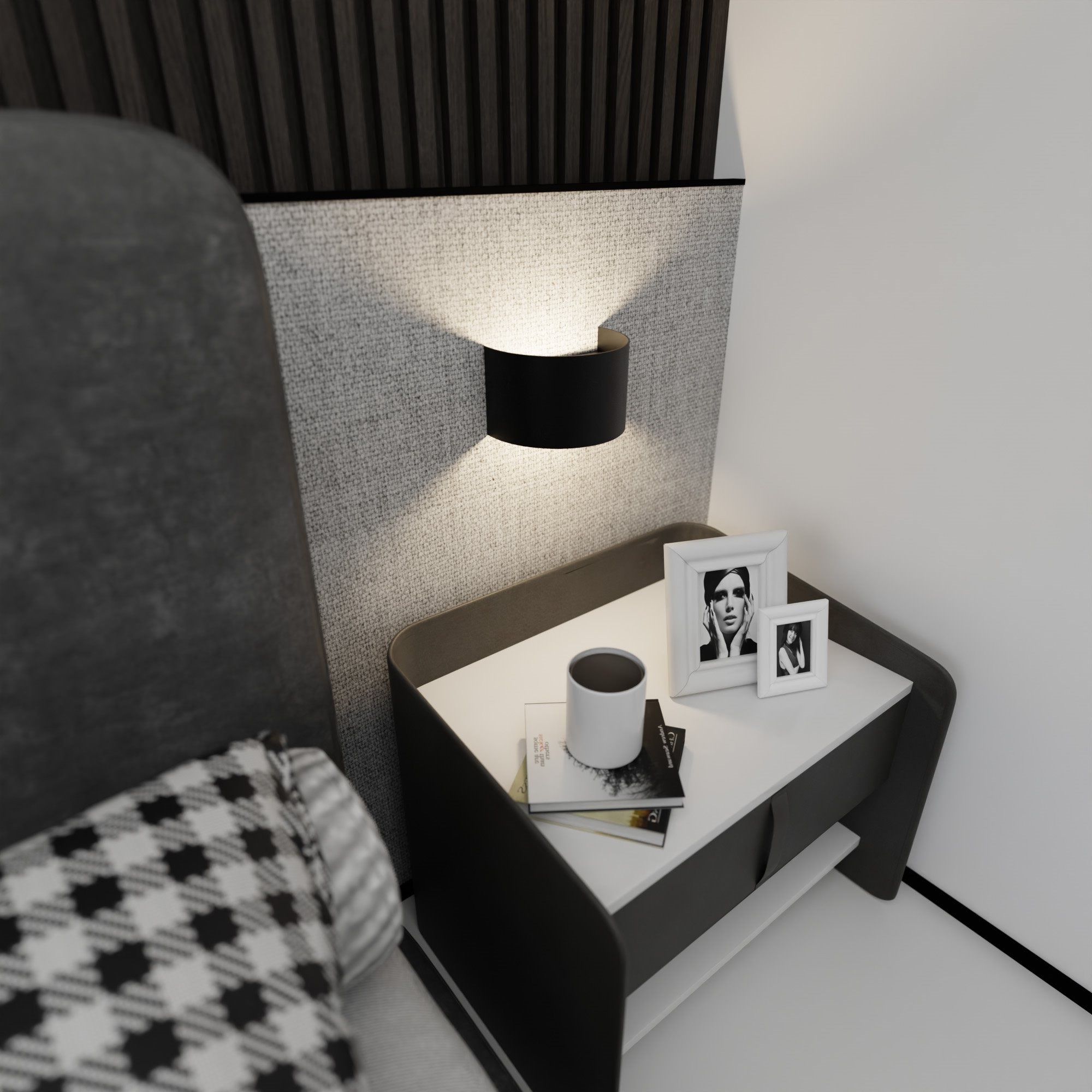 Applique Fold base en métal au design contemporain par Emibig Applique Fold base en métal au design contemporain par Emibig