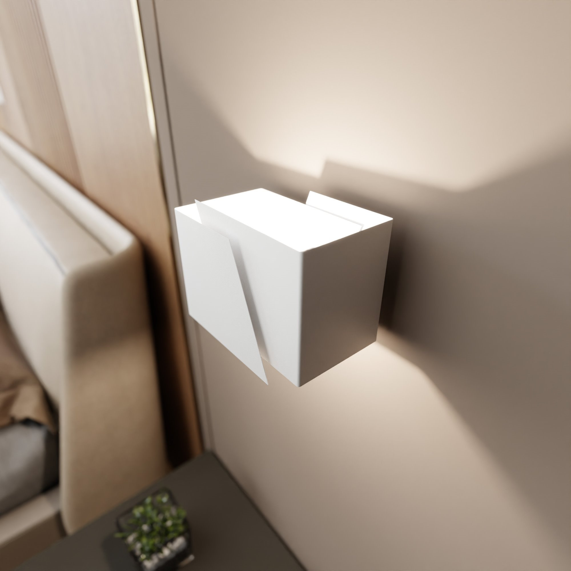 Applique Frost base en métal au design contemporain par Emibig