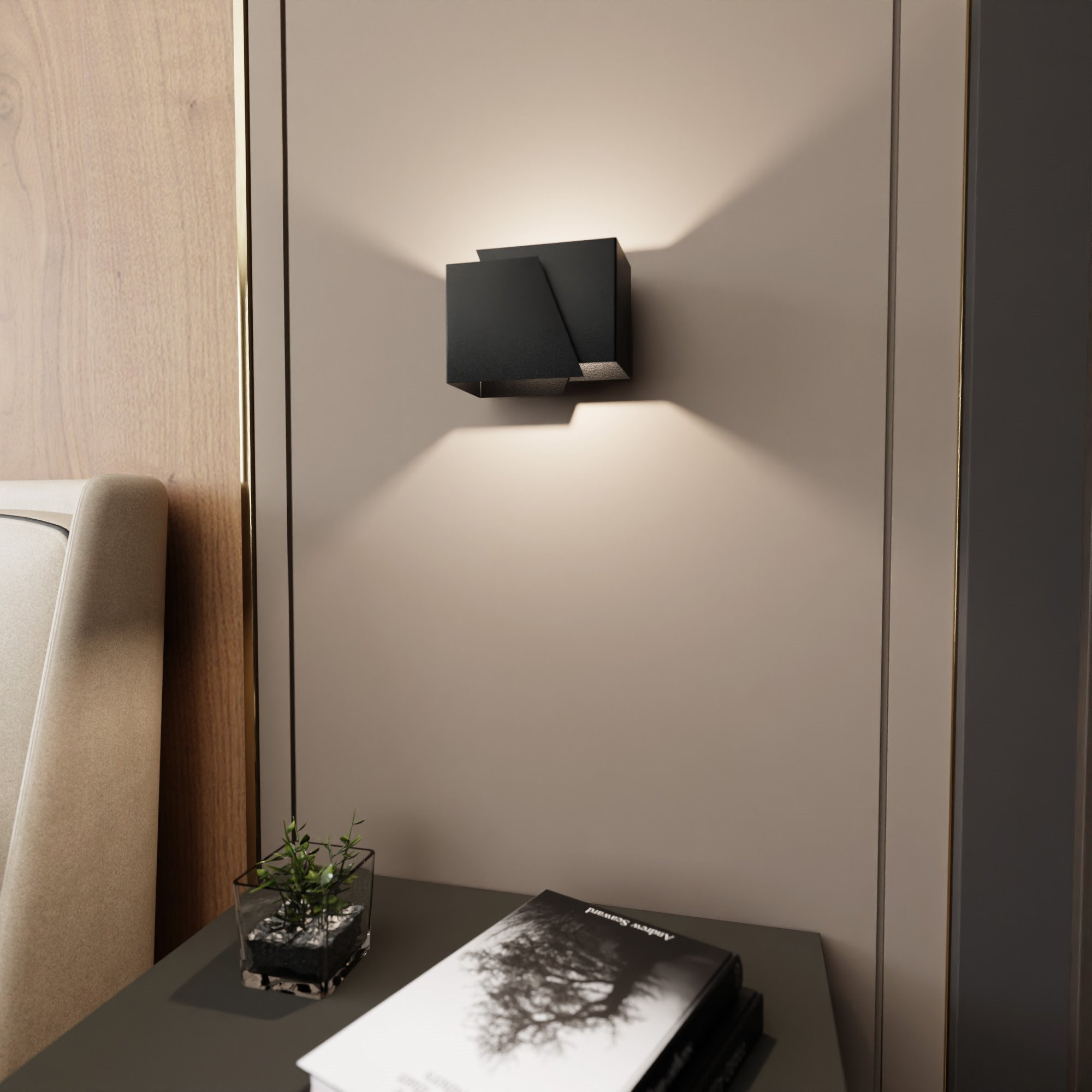 Applique Frost base en métal au design contemporain par Emibig