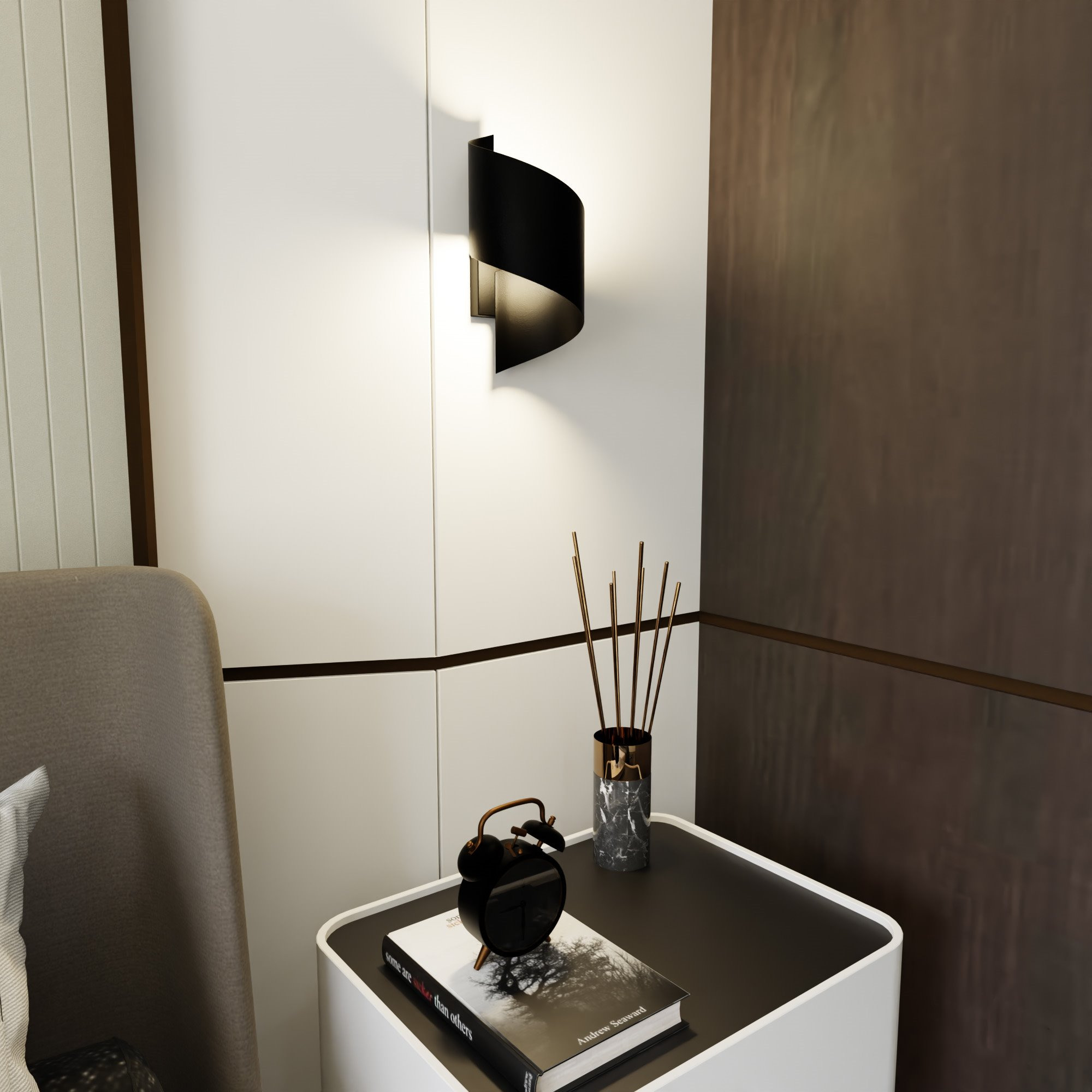 Applique Spiner base en métal au design contemporain par Emibig Applique Spiner base en métal au design contemporain par Emibig