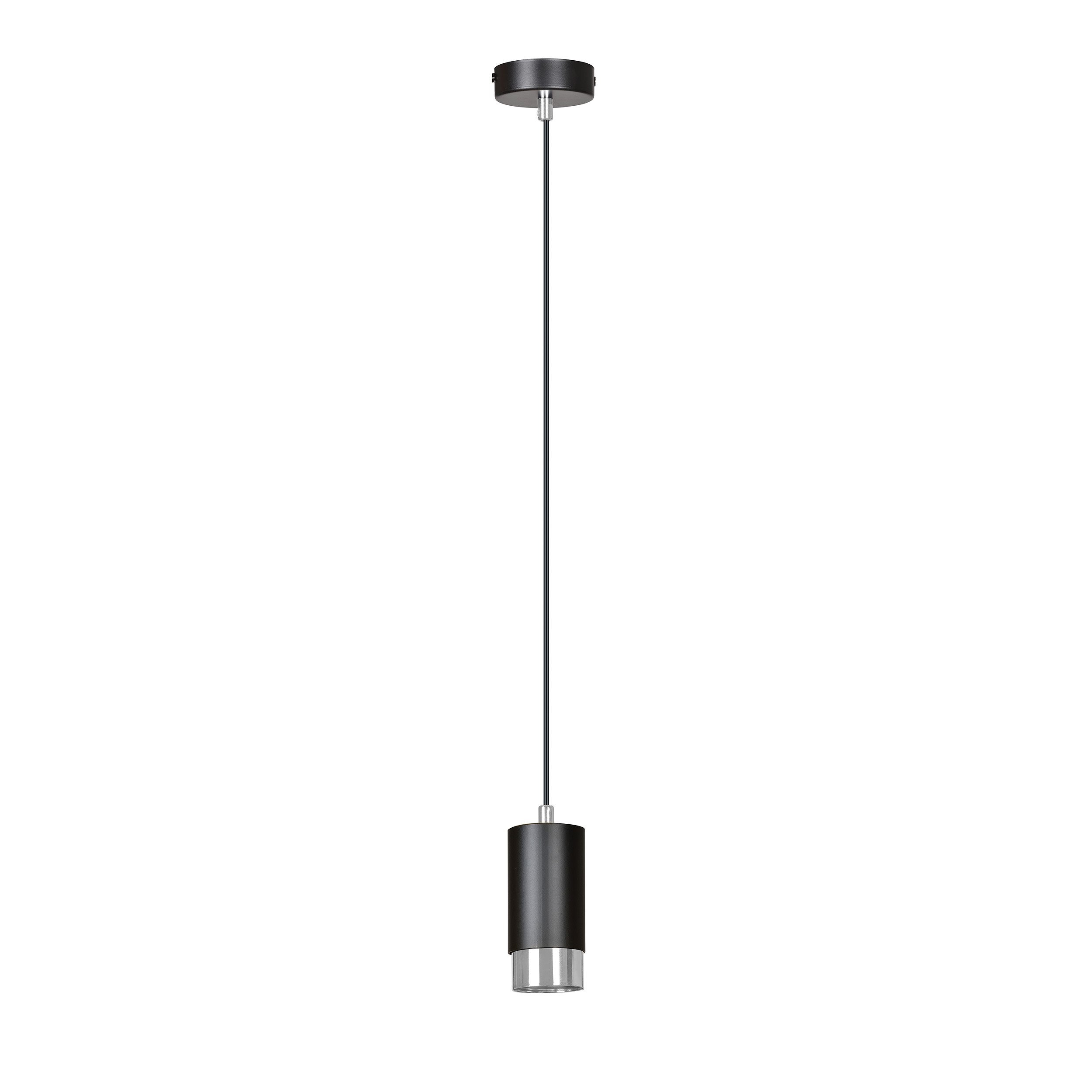 Suspension Fumiko base en métal avec abat-jour en tube au design contemporain par Emibig