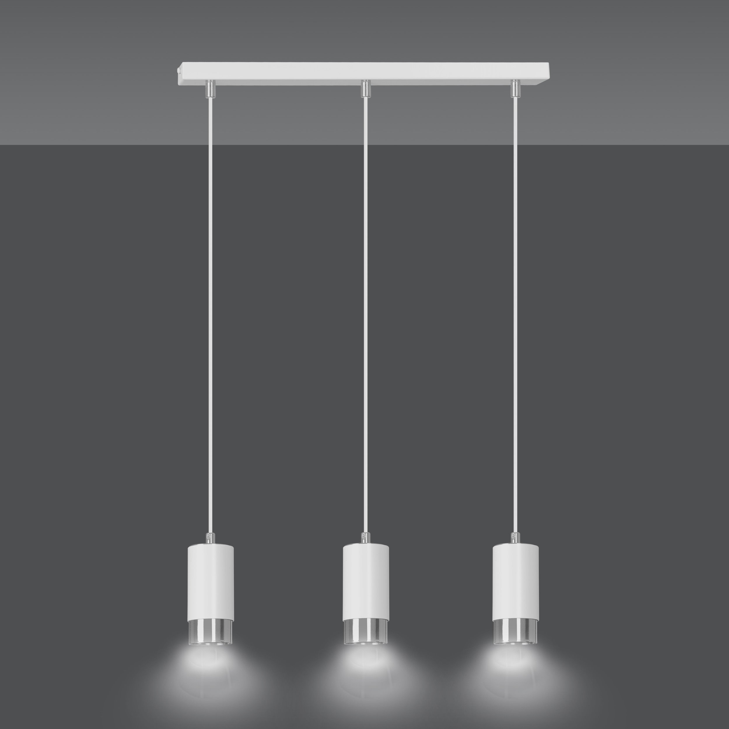 Suspension Fumiko base en métal avec abat-jour en tube au design contemporain par Emibig Suspension Fumiko base en métal avec abat-jour en tube au design contemporain par Emibig