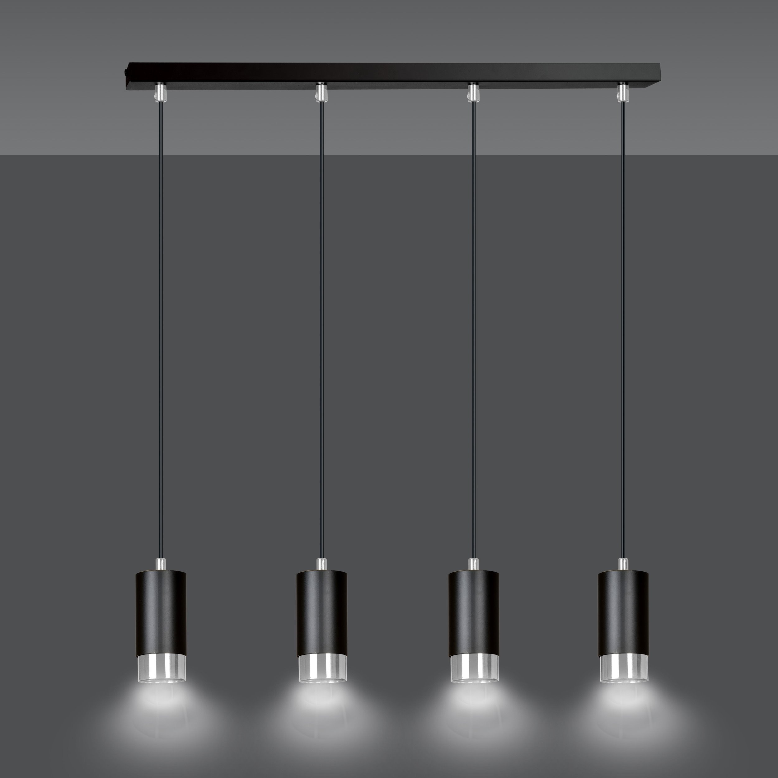 Suspension Fumiko base en métal avec abat-jour en tube au design contemporain par Emibig Suspension Fumiko base en métal avec abat-jour en tube au design contemporain par Emibig