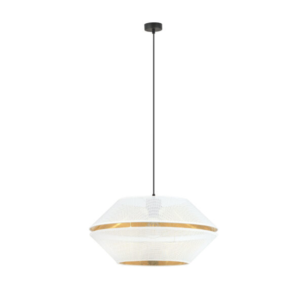 Suspension Malia base en métal avec abat-jour en maille au design contemporain par Emibig