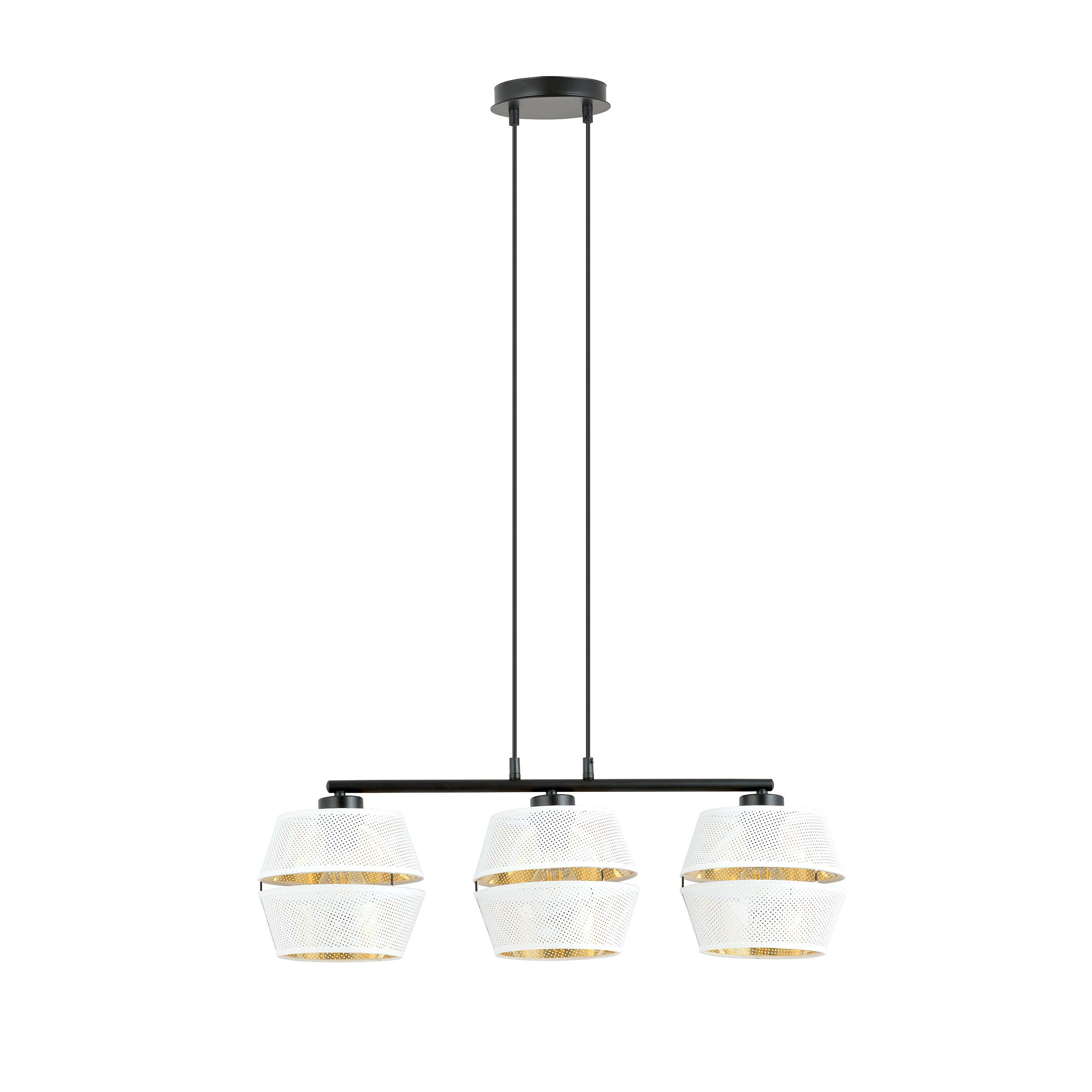 Suspension Malia base en métal avec abat-jour en maille au design contemporain par Emibig Suspension Malia base en métal avec abat-jour en maille au design contemporain par Emibig