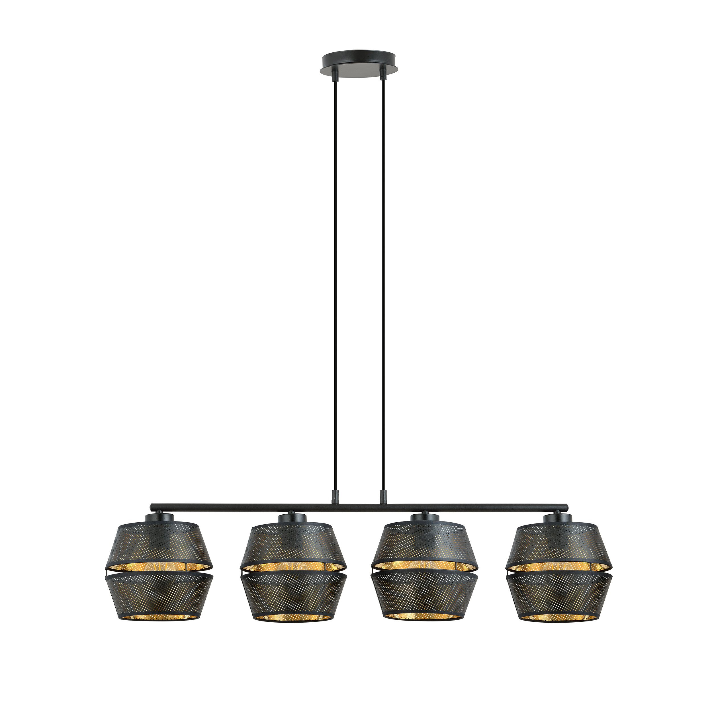 Suspension Malia base en métal avec abat-jour en maille au design contemporain par Emibig Suspension Malia base en métal avec abat-jour en maille au design contemporain par Emibig