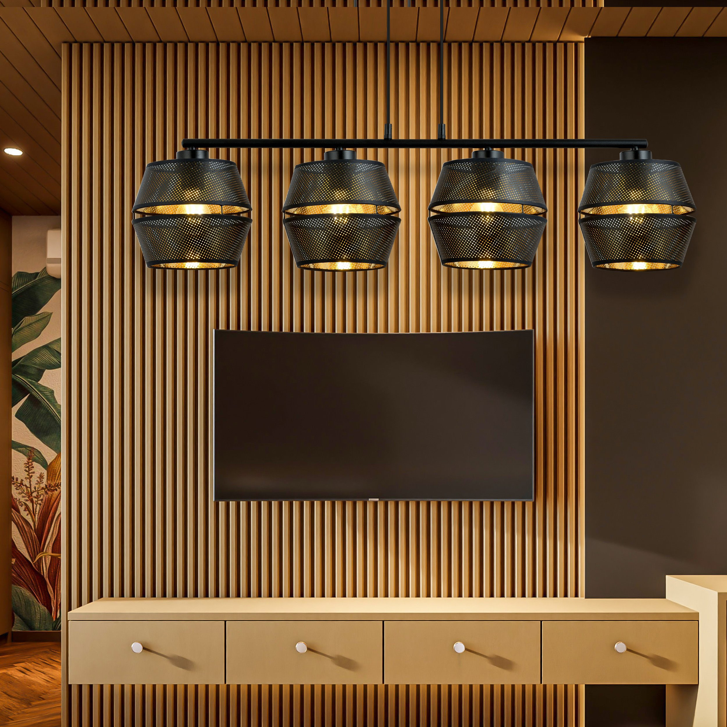 Suspension Malia base en métal avec abat-jour en maille au design contemporain par Emibig Suspension Malia base en métal avec abat-jour en maille au design contemporain par Emibig