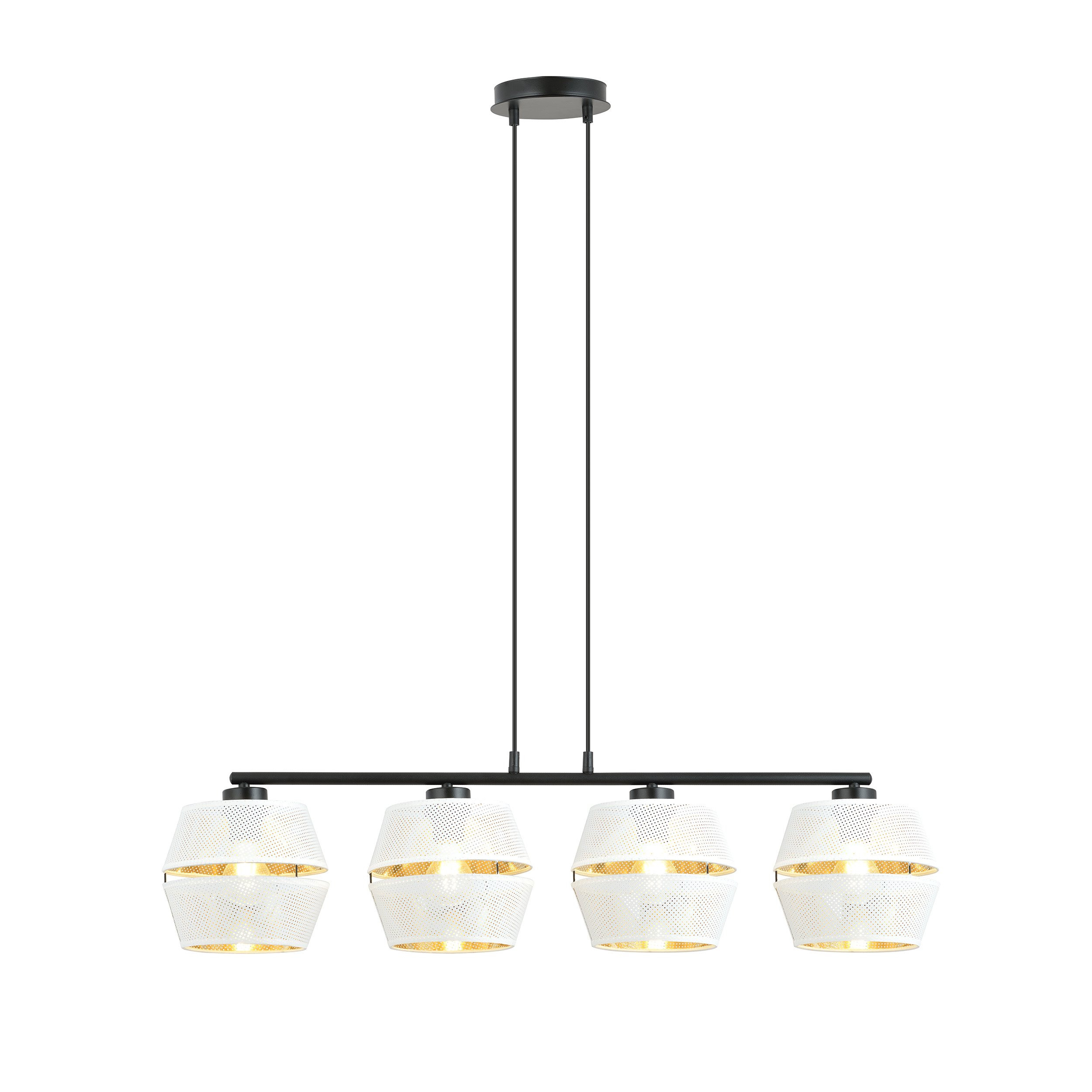 Suspension Malia base en métal avec abat-jour en maille au design contemporain par Emibig Suspension Malia base en métal avec abat-jour en maille au design contemporain par Emibig