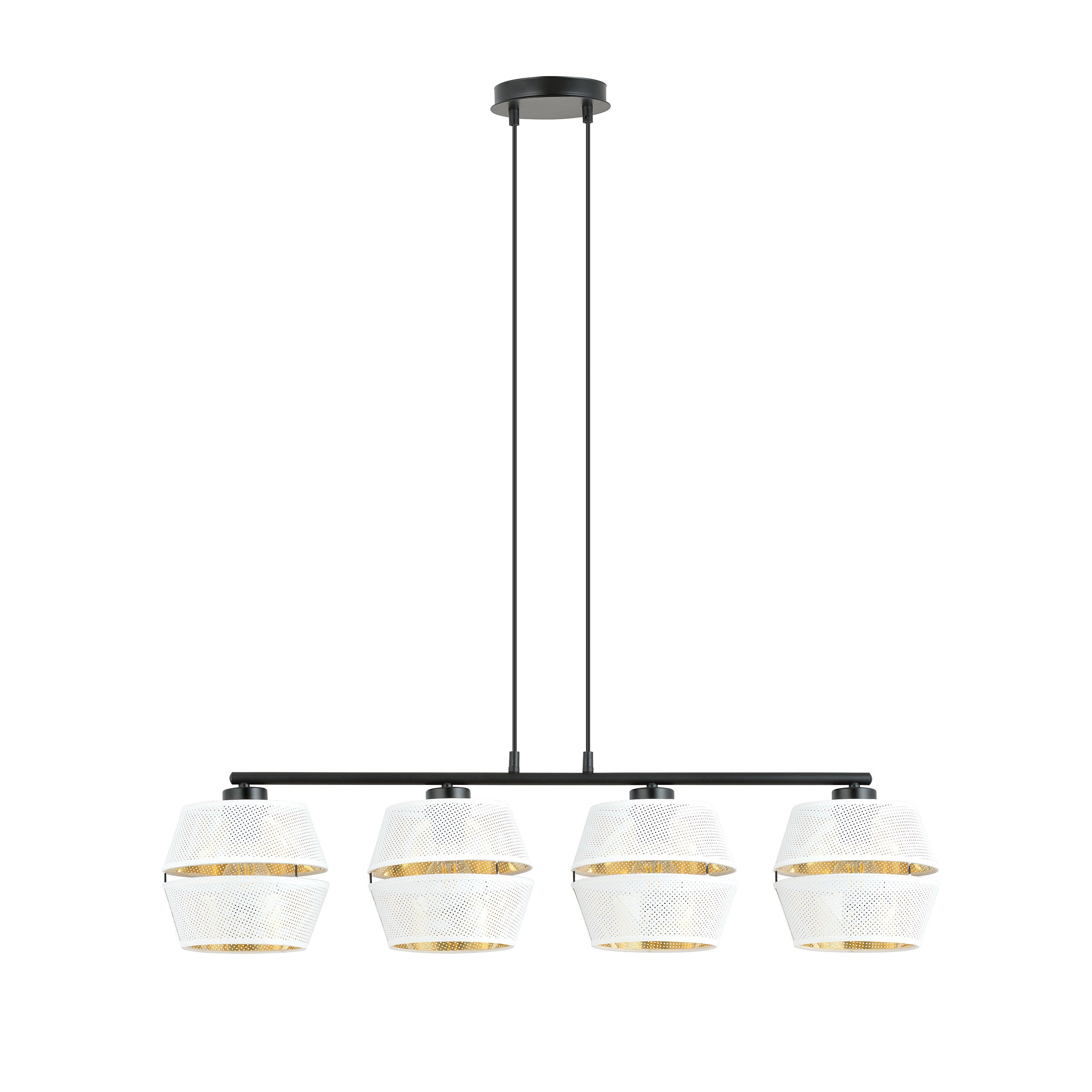 Suspension Malia base en métal avec abat-jour en maille au design contemporain par Emibig Suspension Malia base en métal avec abat-jour en maille au design contemporain par Emibig