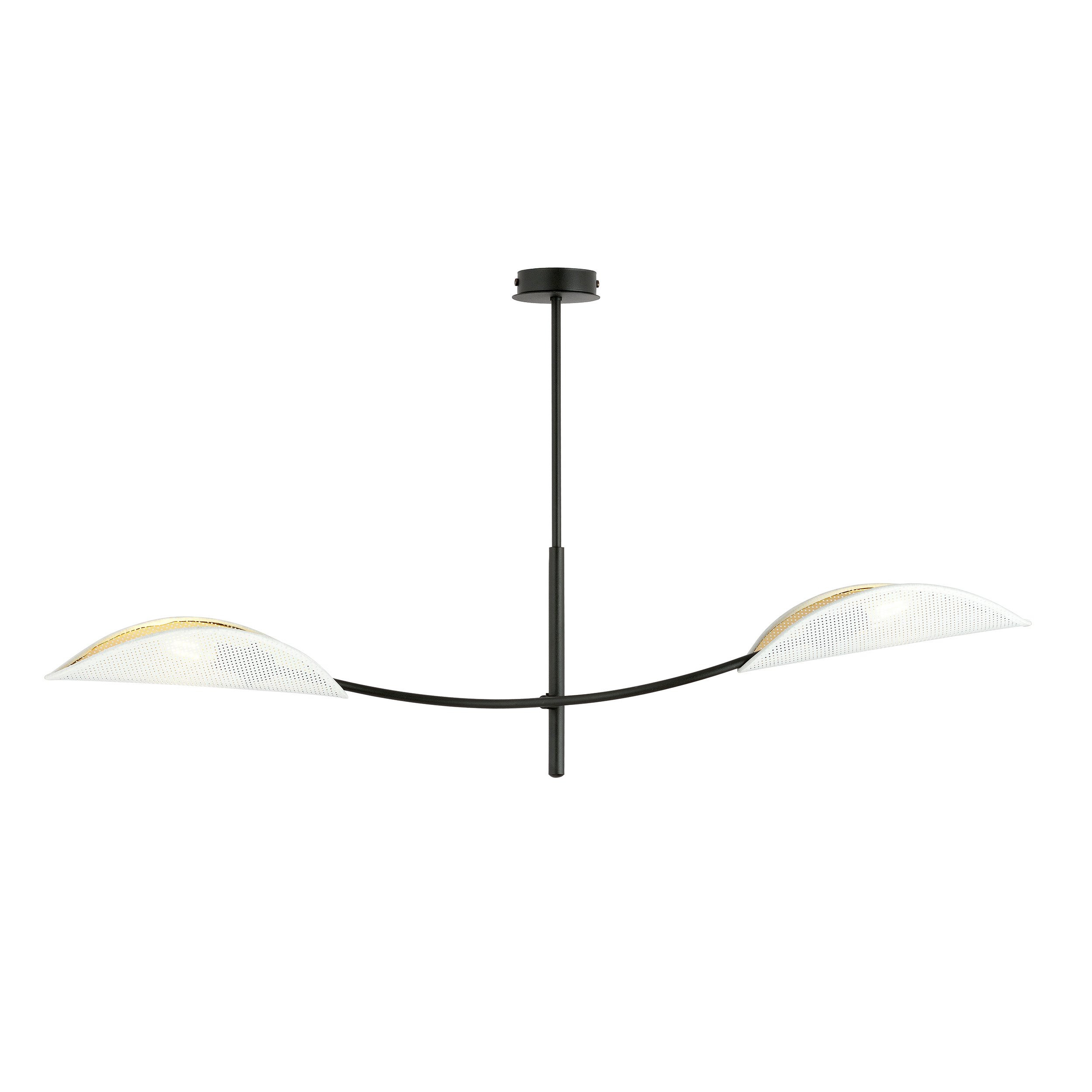 Plafonnier Lotus base en métal avec abat-jour en rotin au design contemporain par Emibig Plafonnier Lotus base en métal avec abat-jour en rotin au design contemporain par Emibig