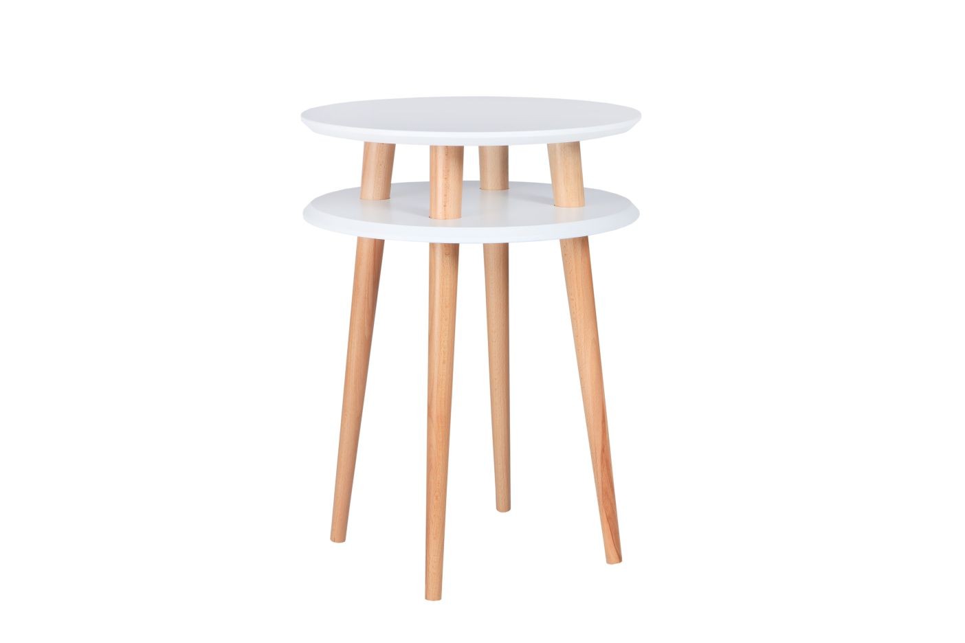 Table basse en bois UFO high par Magdalena Garncarz et Szymon Hanczar