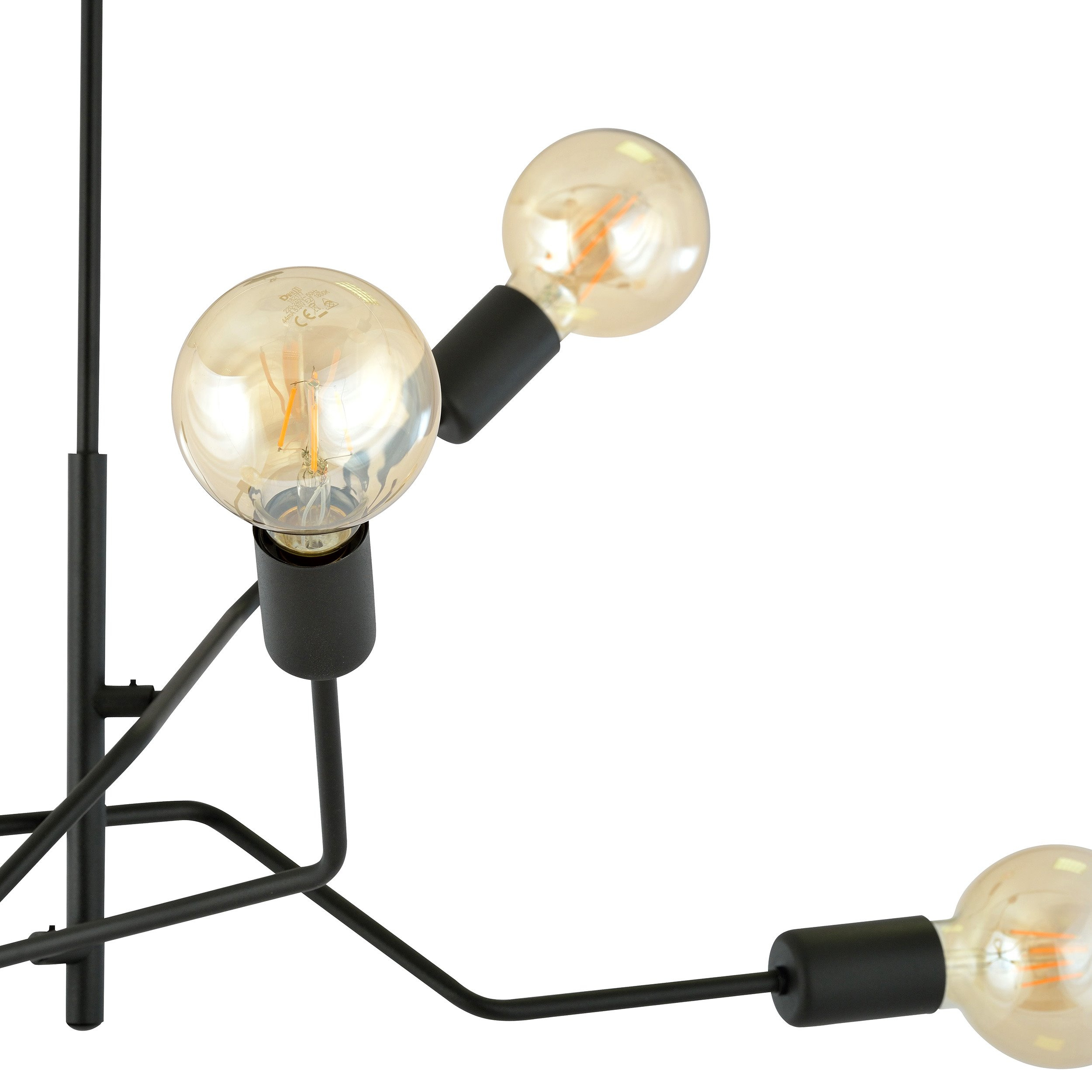 Plafonnier Frix base en métal noir au design contemporain par Emibig Plafonnier Frix base en métal noir au design contemporain par Emibig