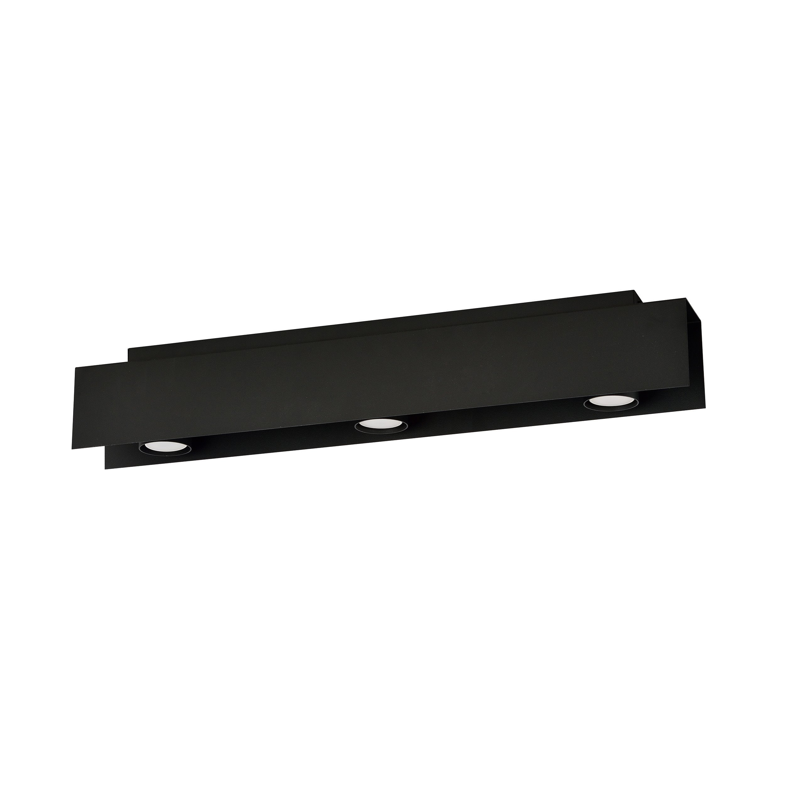Plafonnier Kenno base en métal rectangle noir au design contemporain par Emibig Plafonnier Kenno base en métal rectangle noir au design contemporain par Emibig