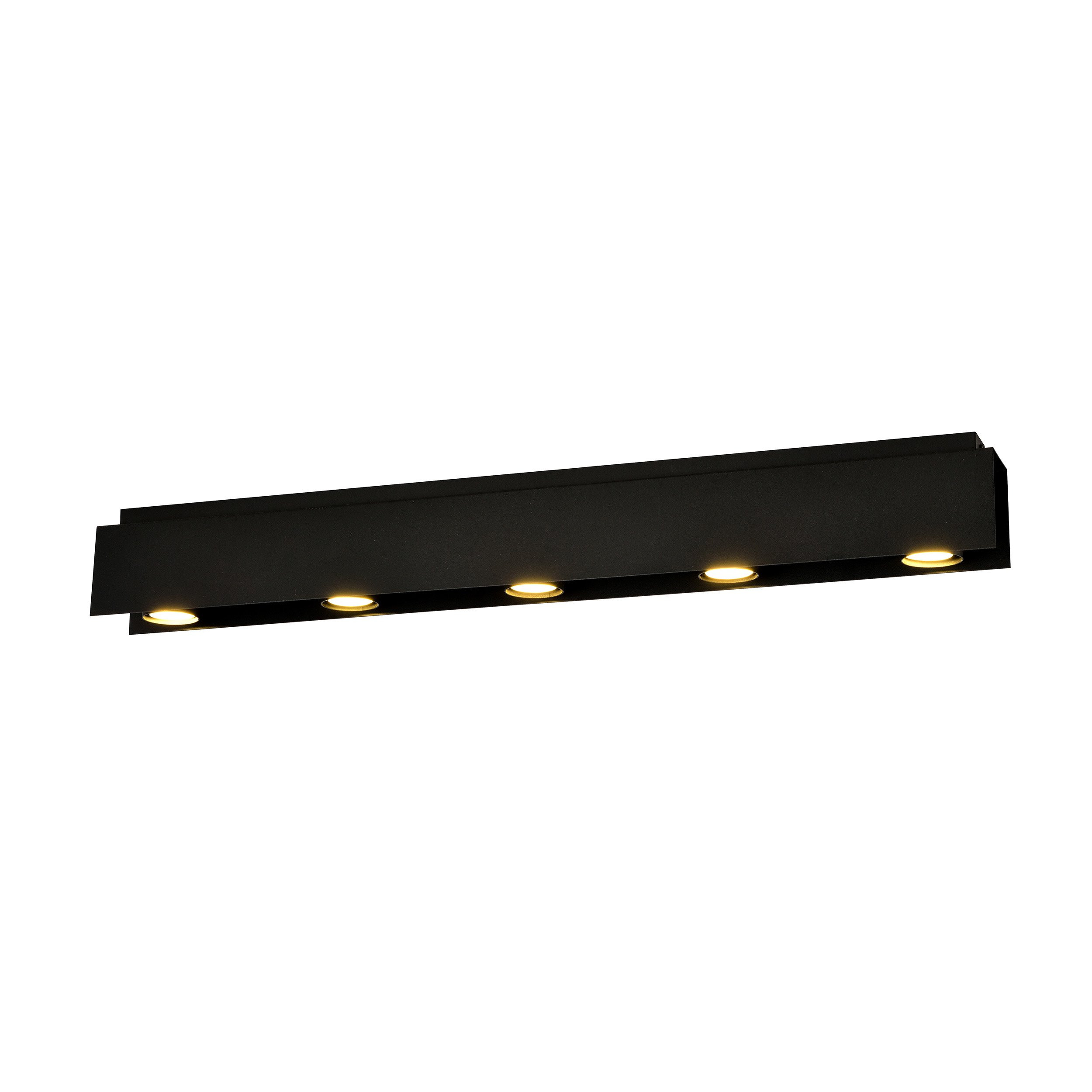 Plafonnier Kenno base en métal rectangle noir au design contemporain par Emibig Plafonnier Kenno base en métal rectangle noir au design contemporain par Emibig