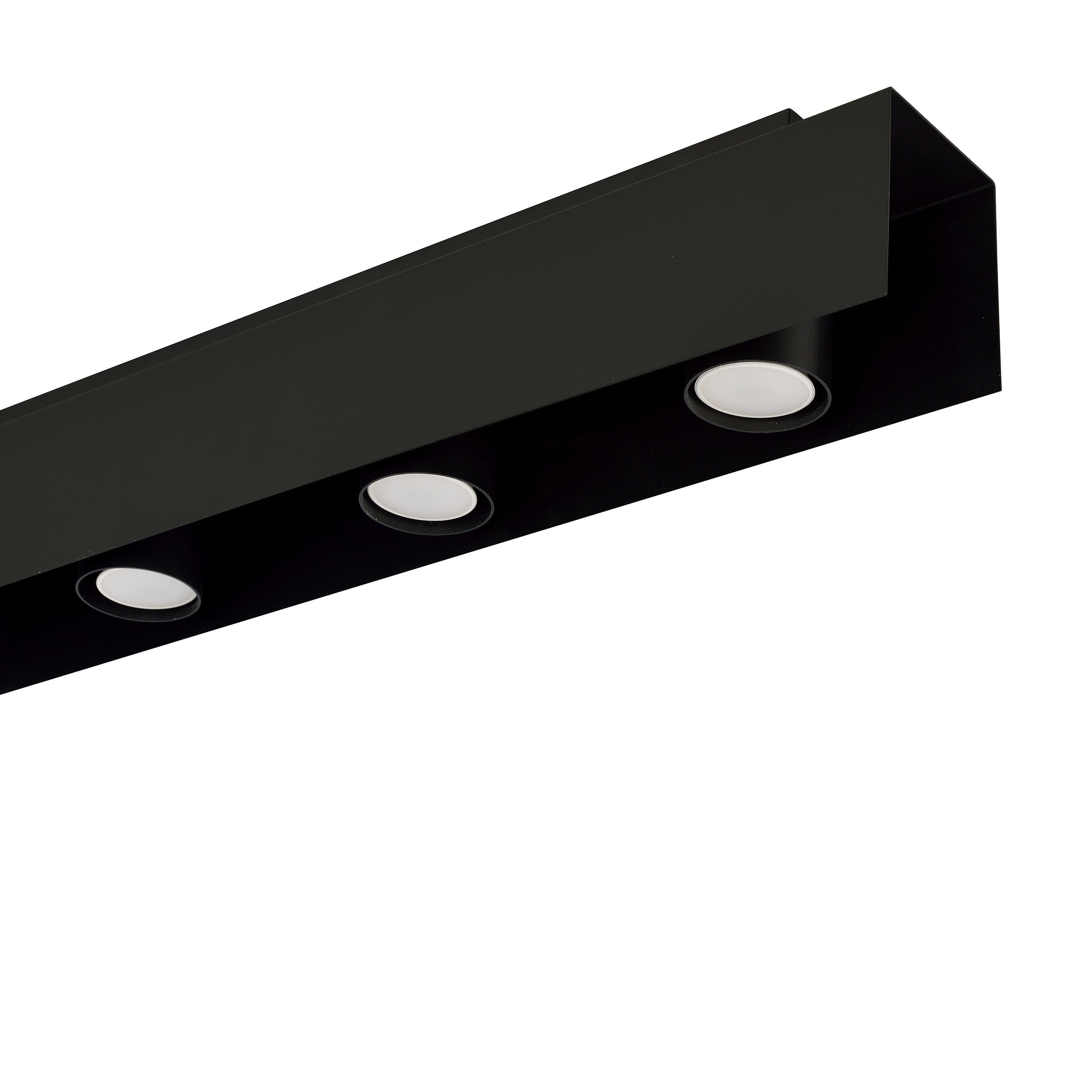 Plafonnier Kenno base en métal rectangle noir au design contemporain par Emibig Plafonnier Kenno base en métal rectangle noir au design contemporain par Emibig