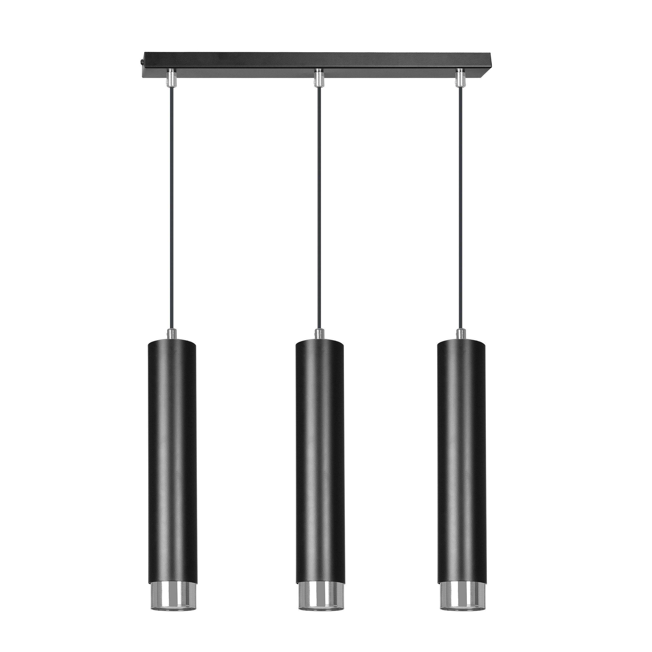 Suspension Kibo base en métal avec abat-jour en tube au design contemporain par Emibig Suspension Kibo base en métal avec abat-jour en tube au design contemporain par Emibig