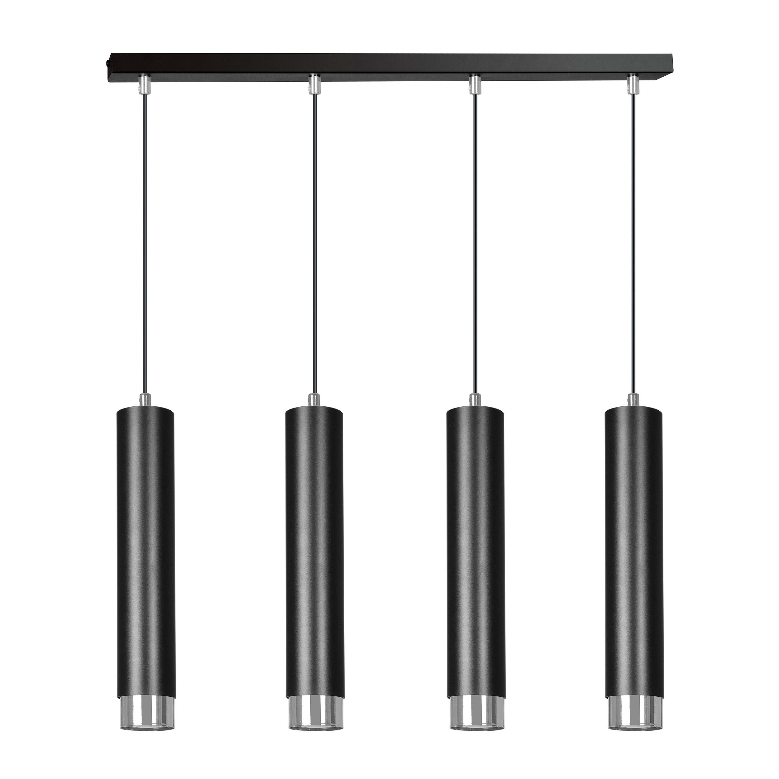 Suspension Kibo base en métal avec abat-jour en tube au design contemporain par Emibig Suspension Kibo base en métal avec abat-jour en tube au design contemporain par Emibig