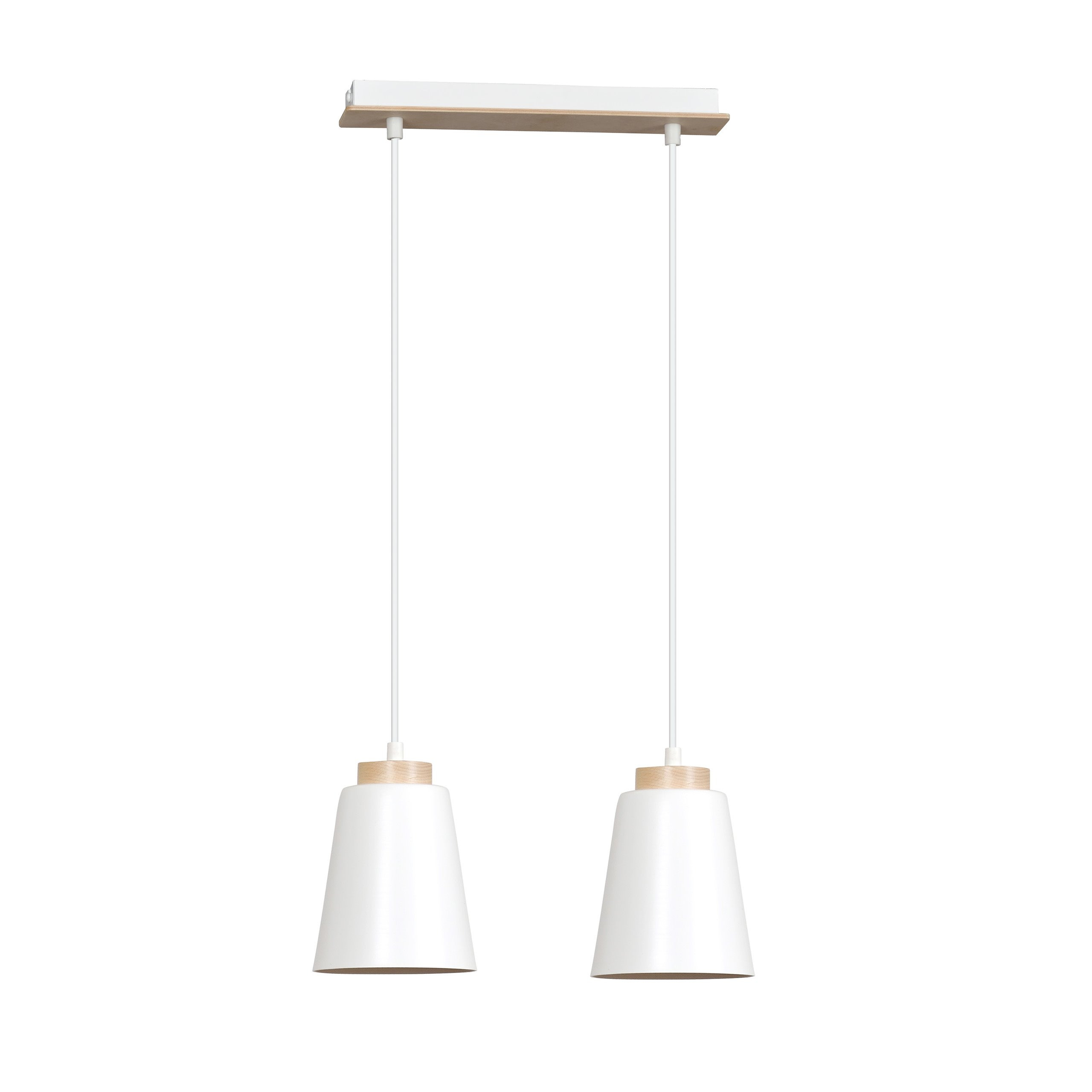 Suspension Bolero avec base en métal et bois au design contemporain par Emibig Suspension Bolero avec base en métal et bois au design contemporain par Emibig
