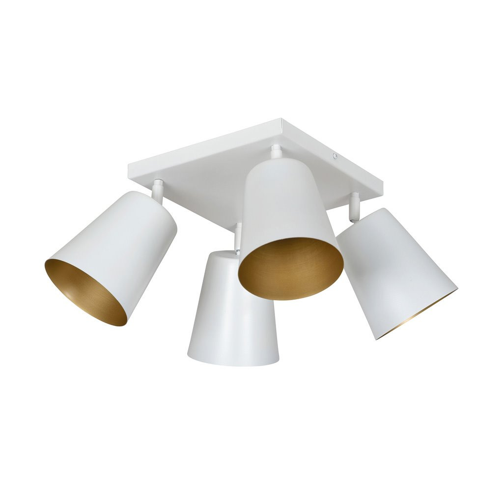 Plafonnier spot Prism base en métal carré au design contemporain par Emibig Plafonnier spot Prism base en métal carré au design contemporain par Emibig