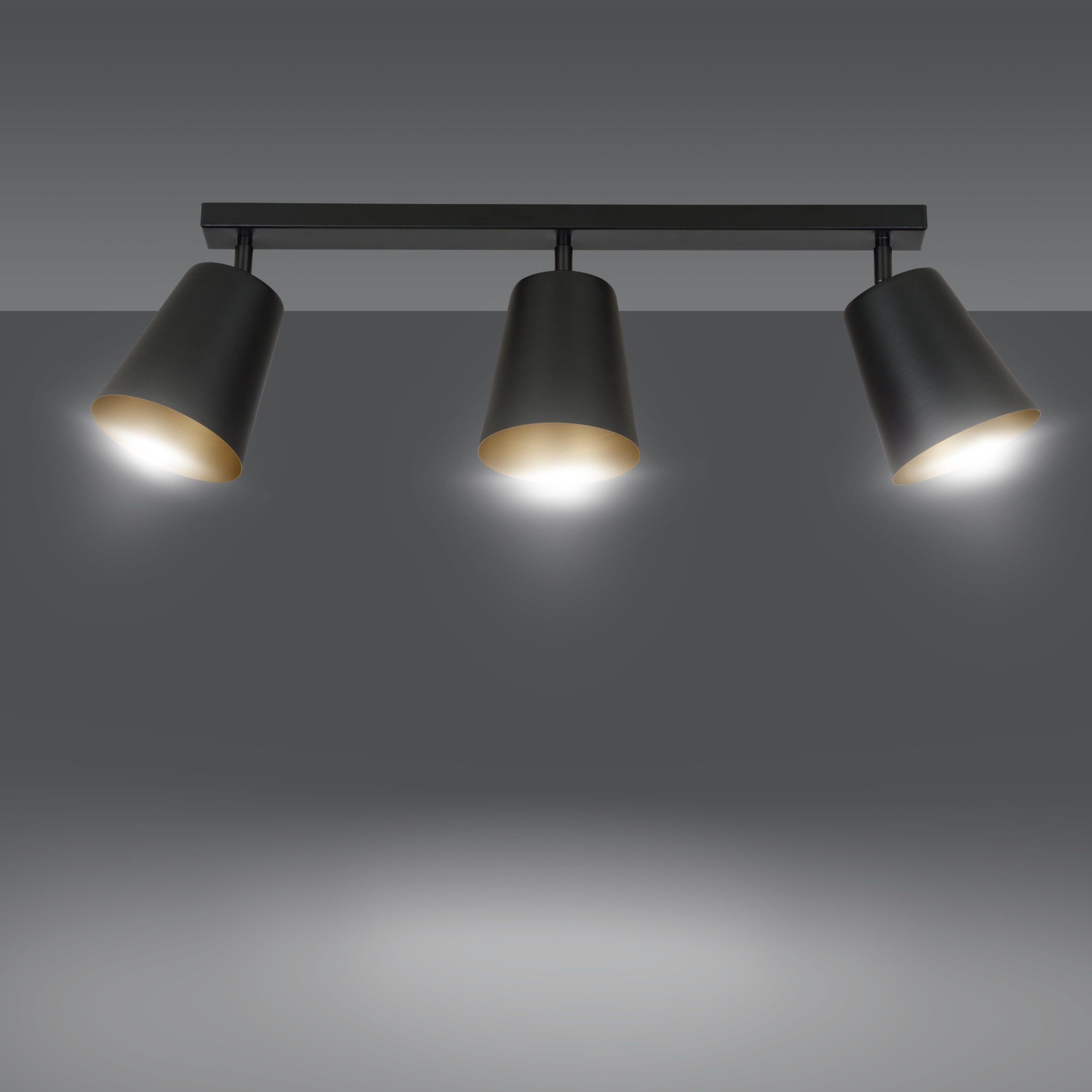 Plafonnier spot Prism base en métal linéaire au design contemporain par Emibig Plafonnier spot Prism base en métal linéaire au design contemporain par Emibig