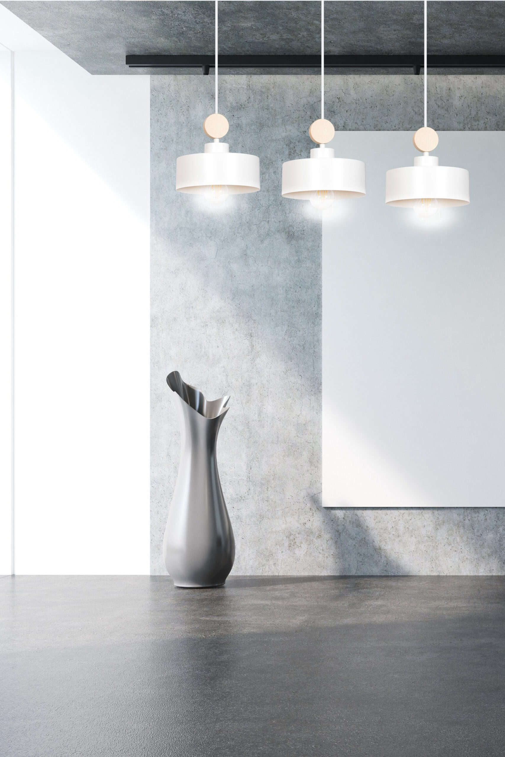 Suspension Tuniso avec base en métal et bois au design contemporain par Emibig Suspension Tuniso avec base en métal et bois au design contemporain par Emibig