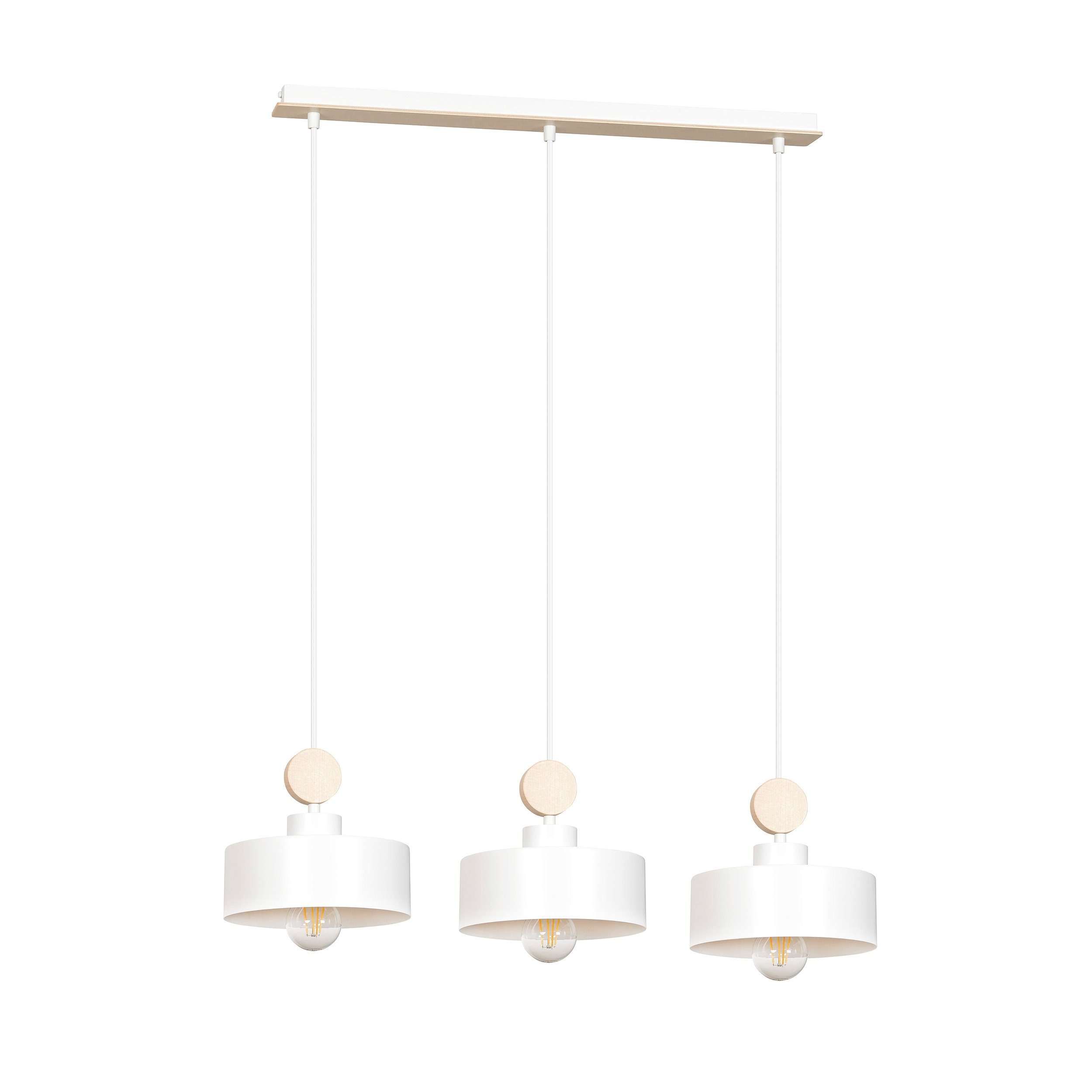 Suspension Tuniso avec base en métal et bois au design contemporain par Emibig Suspension Tuniso avec base en métal et bois au design contemporain par Emibig