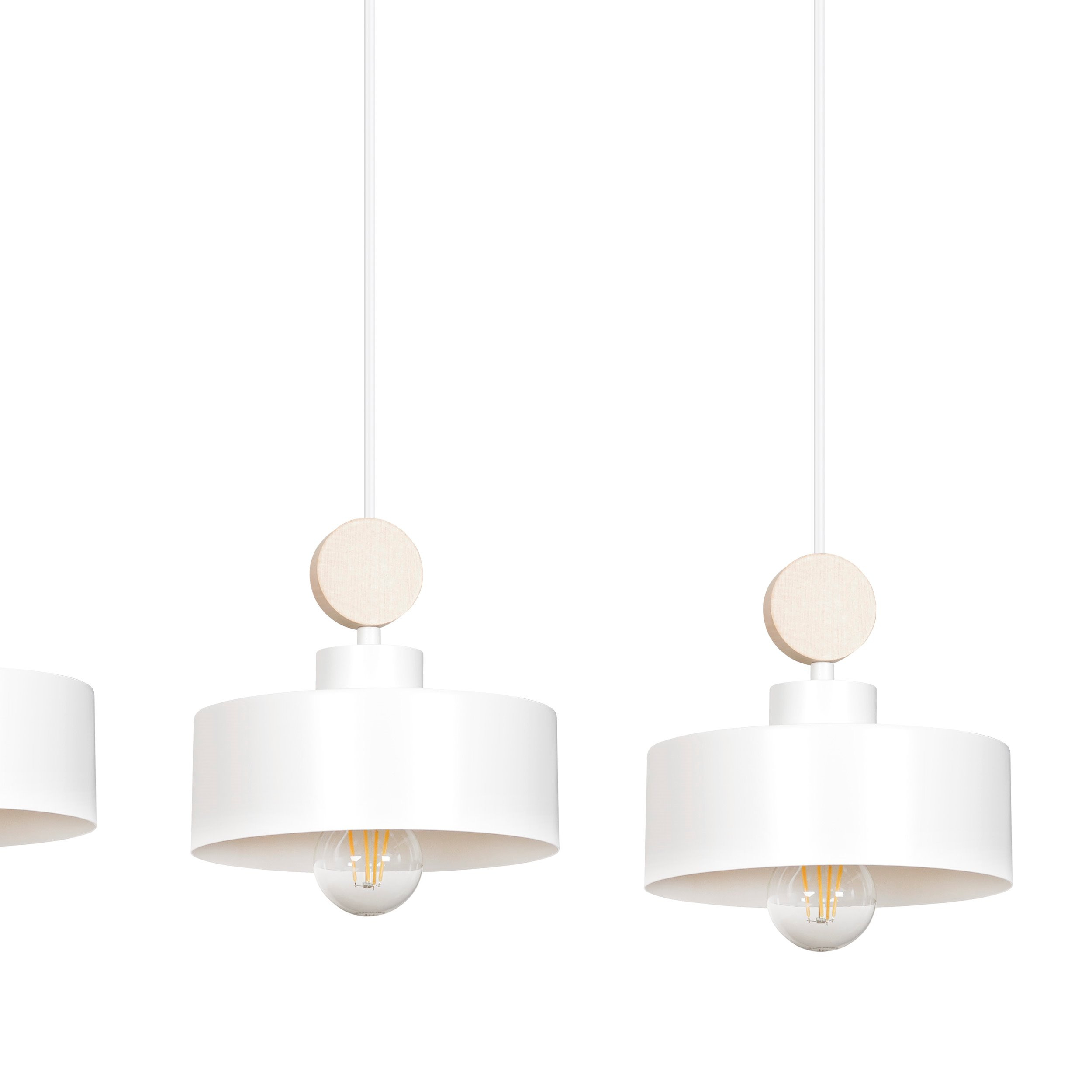 Suspension Tuniso avec base en métal et bois au design contemporain par Emibig Suspension Tuniso avec base en métal et bois au design contemporain par Emibig