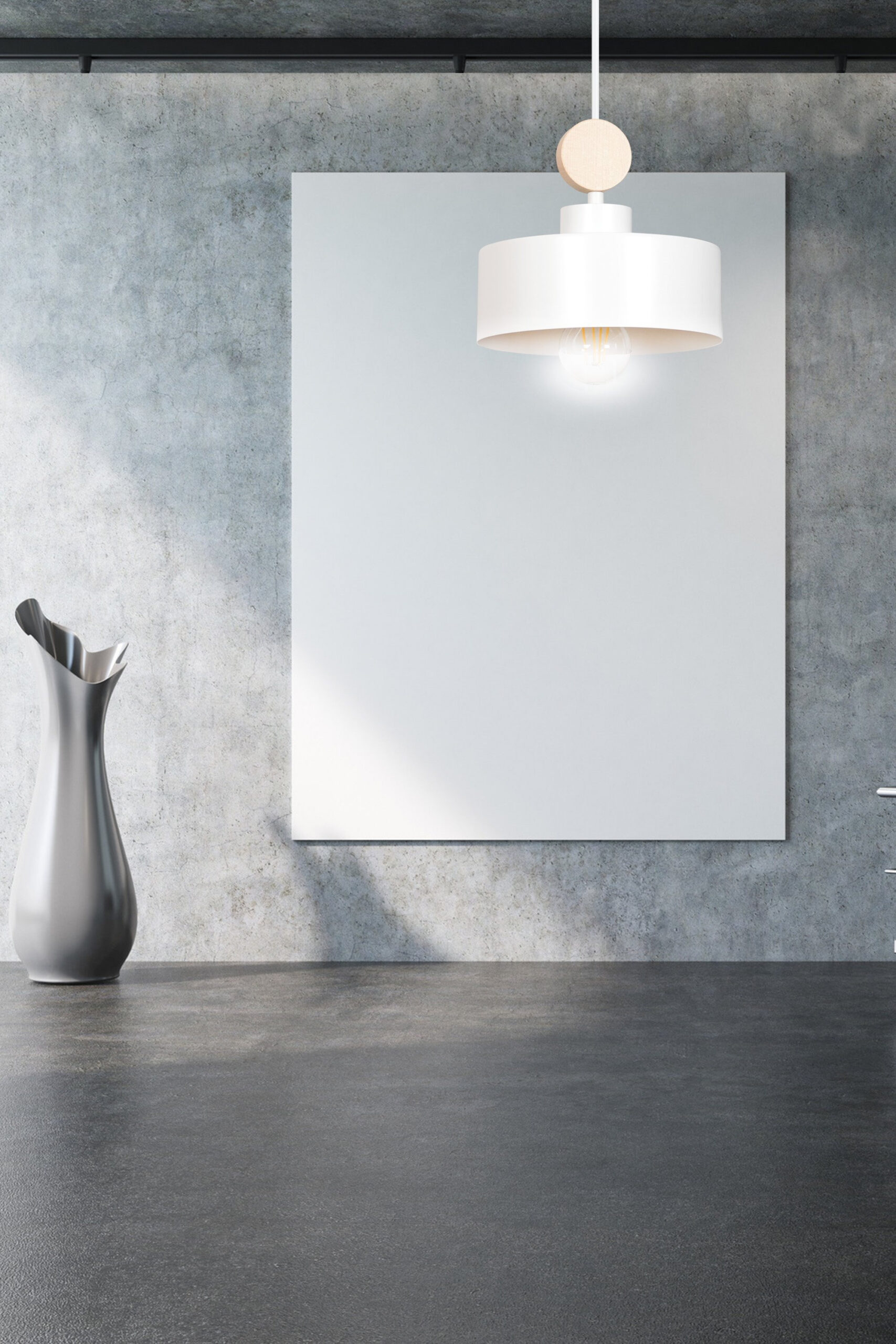 Suspension Tuniso avec base en métal et bois au design contemporain par Emibig Suspension Tuniso avec base en métal et bois au design contemporain par Emibig
