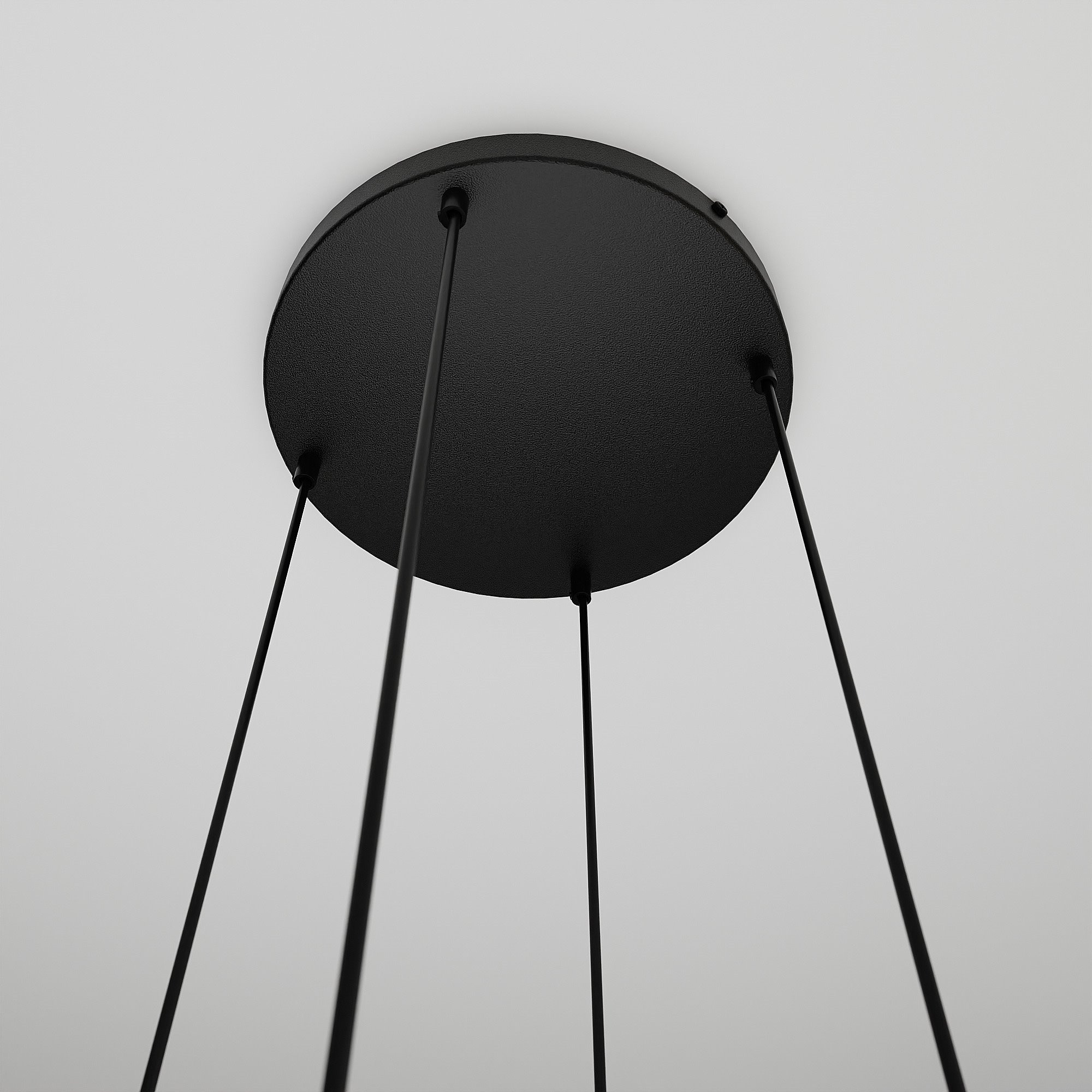 Suspension Istar base en métal circulaire et abat-jour en verre au design contemporain par Emibig Suspension Istar base en métal circulaire et abat-jour en verre au design contemporain par Emibig