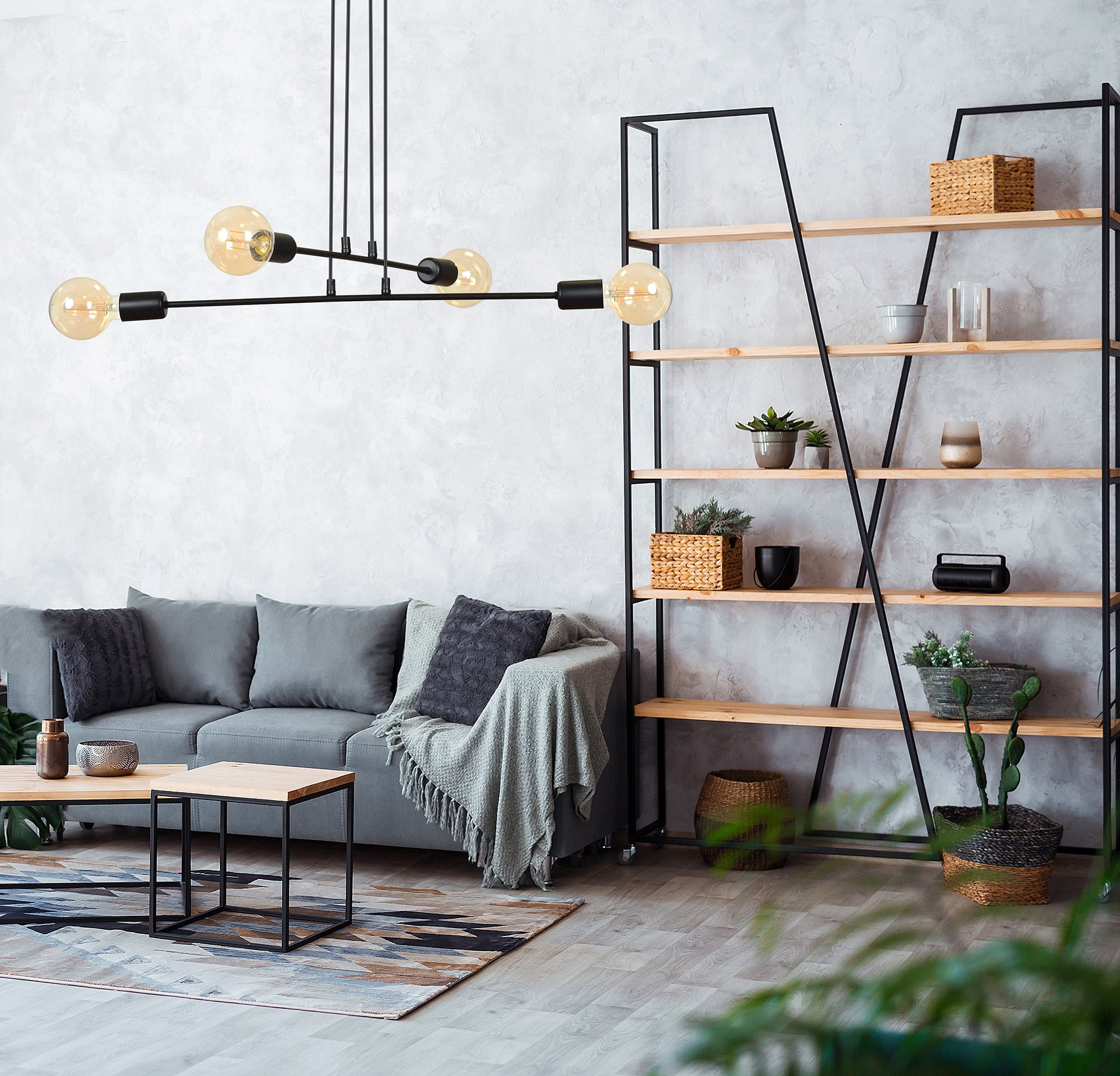 Suspension Multipo base en métal au design contemporain par Emibig Suspension Multipo base en métal au design contemporain par Emibig