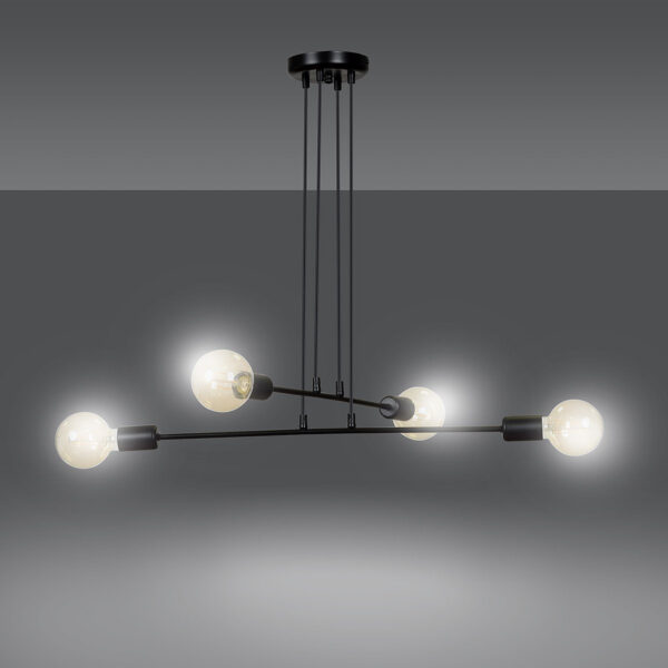 Suspension Multipo base en métal au design contemporain par Emibig