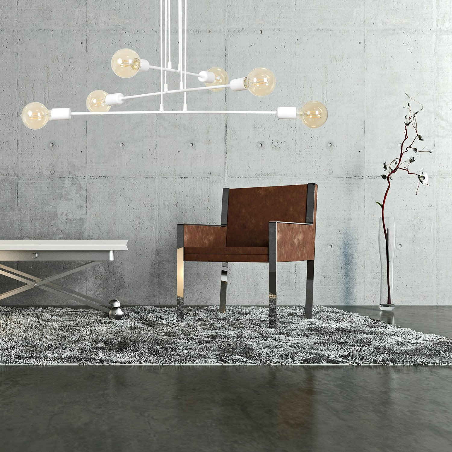 Suspension Multipo base en métal au design contemporain par Emibig Suspension Multipo base en métal au design contemporain par Emibig