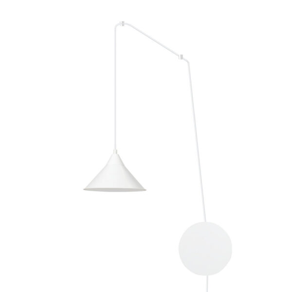 Suspension Abramo avec base et cache-ampoule en métal au design contemporain par Emibig
