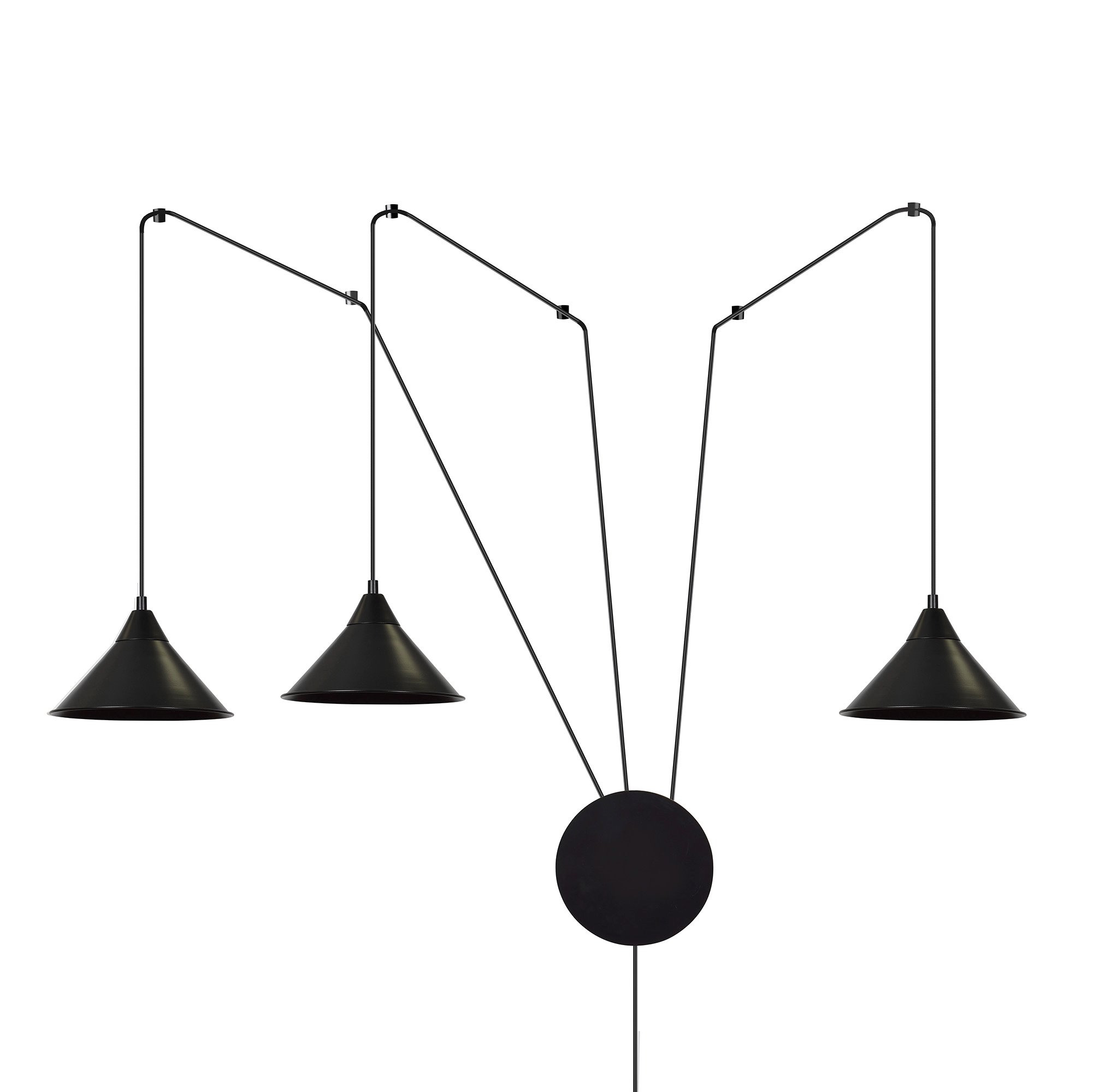Suspension Abramo avec base et cache-ampoule en métal au design contemporain par Emibig Suspension Abramo avec base et cache-ampoule en métal au design contemporain par Emibig