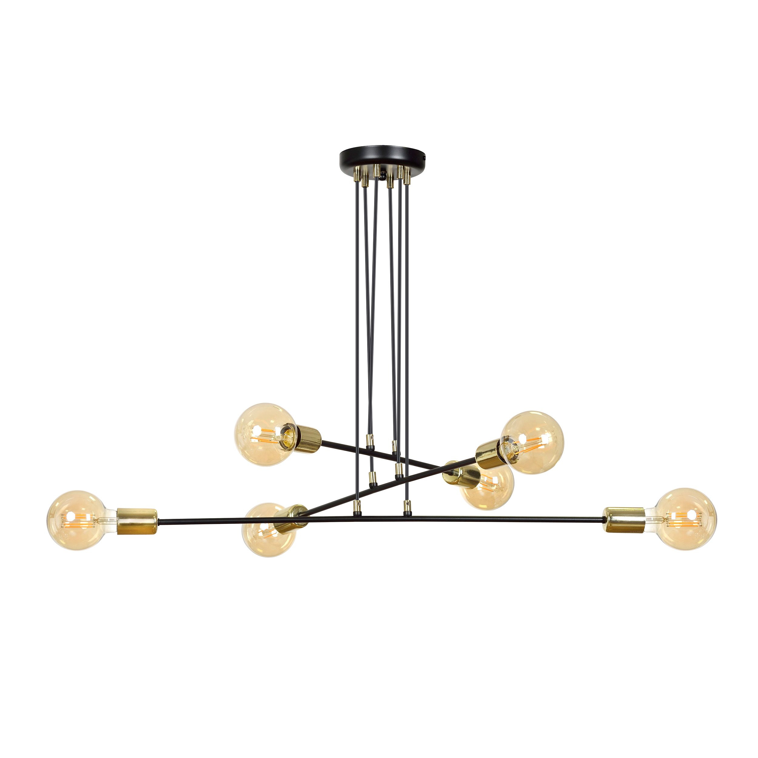 Suspension Vesio base en métal et détail doré au design contemporain par Emibig Suspension Vesio base en métal et détail doré au design contemporain par Emibig