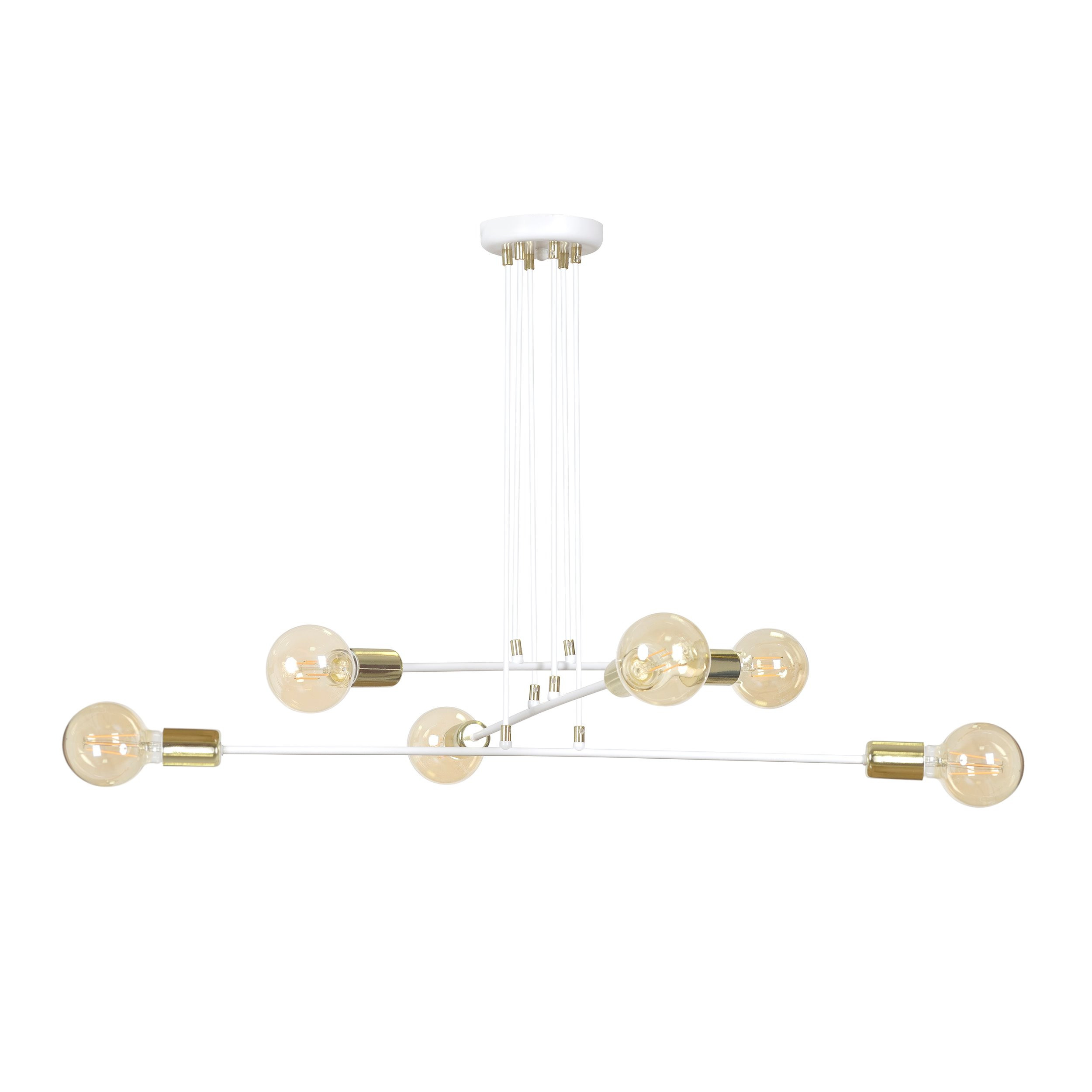 Suspension Vesio base en métal et détail doré au design contemporain par Emibig Suspension Vesio base en métal et détail doré au design contemporain par Emibig