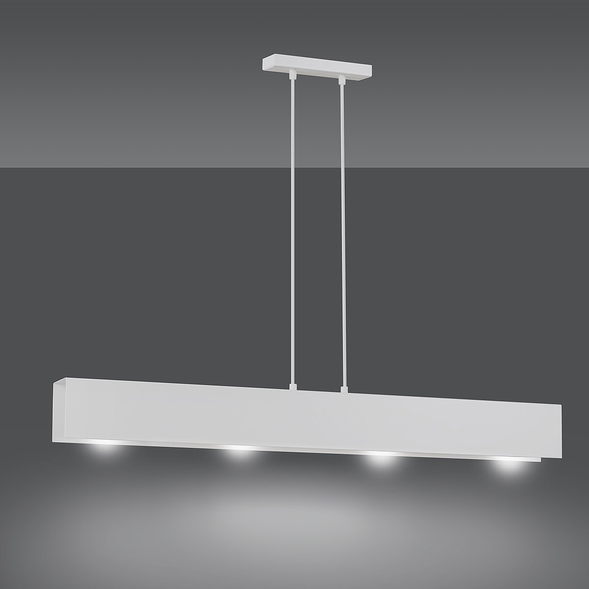 Suspension Gentor base et cache-ampoule en métal rectangle au design contemporain par Emibig Suspension Gentor base et cache-ampoule en métal rectangle au design contemporain par Emibig
