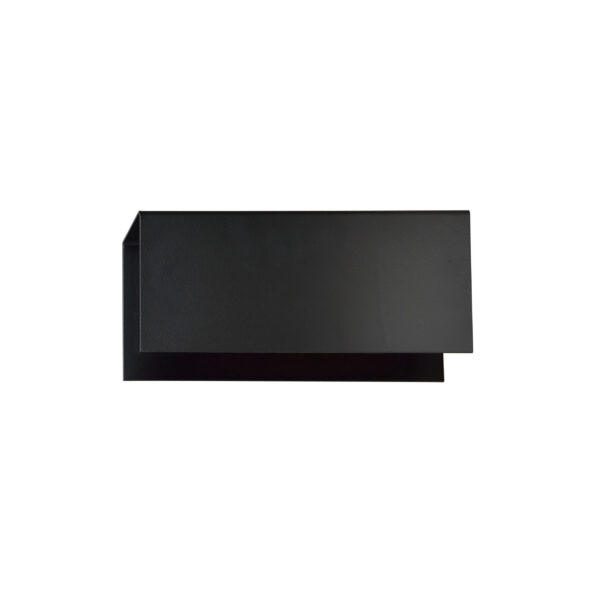 Applique murale Gentor base en métal et cache ampoule rectangle au design contemporain par Emibig