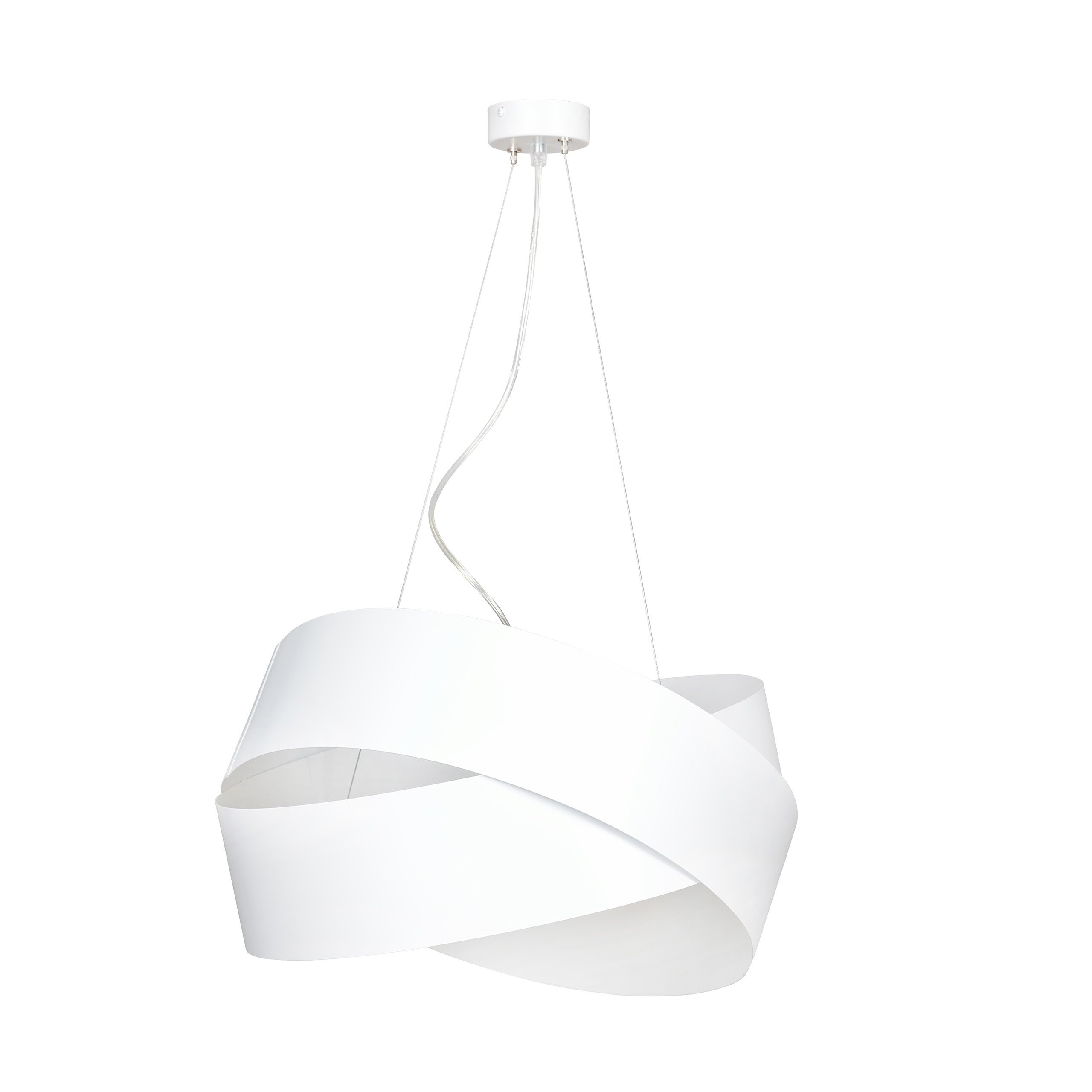 Suspension Vieno base en métal avec abat-jour à anneaux entrelacés au design contemporain par Emibig