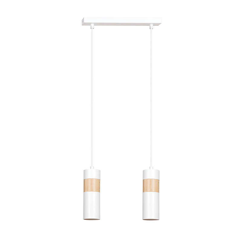 Suspension Akari base en métal avec abat-jour en tube scandinave au design contemporain par Emibig Suspension Akari base en métal avec abat-jour en tube scandinave au design contemporain par Emibig