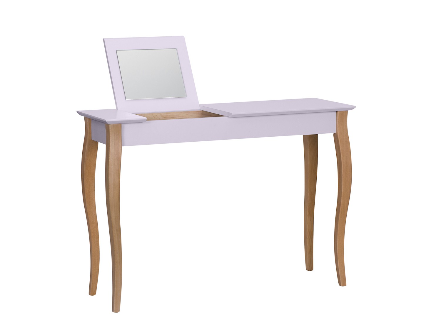 Console meuble design en bois avec miroir Lillo large par Marcin Gładzik
