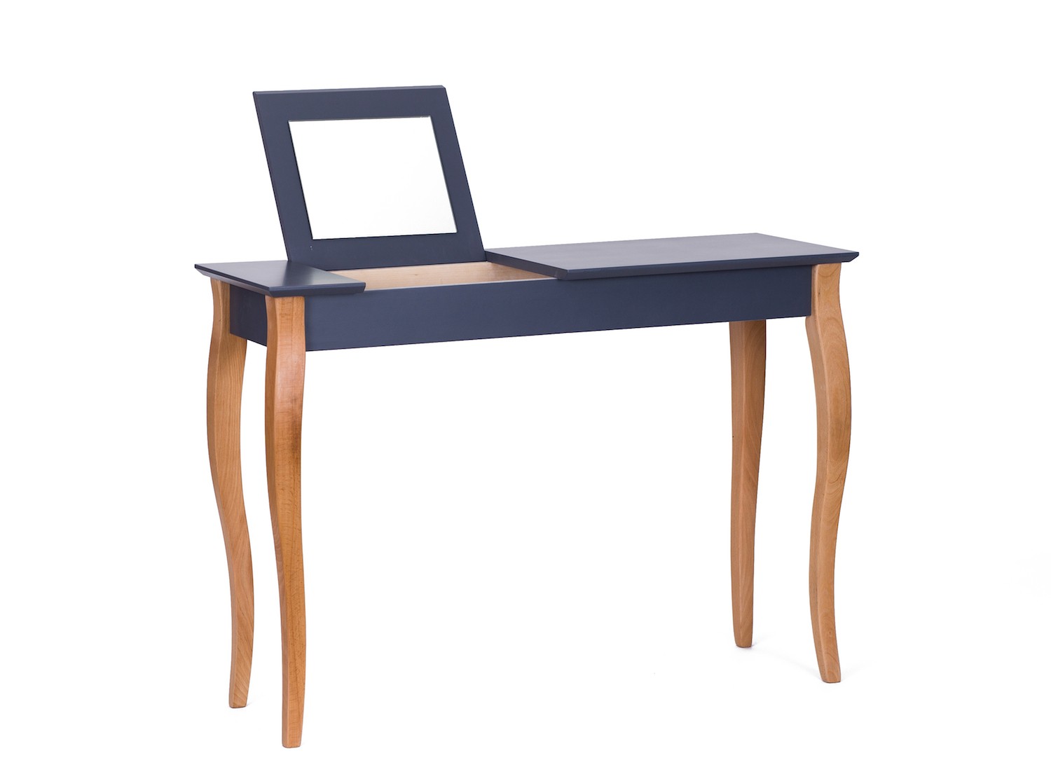 Console meuble design en bois avec miroir Lillo large par Marcin Gładzik