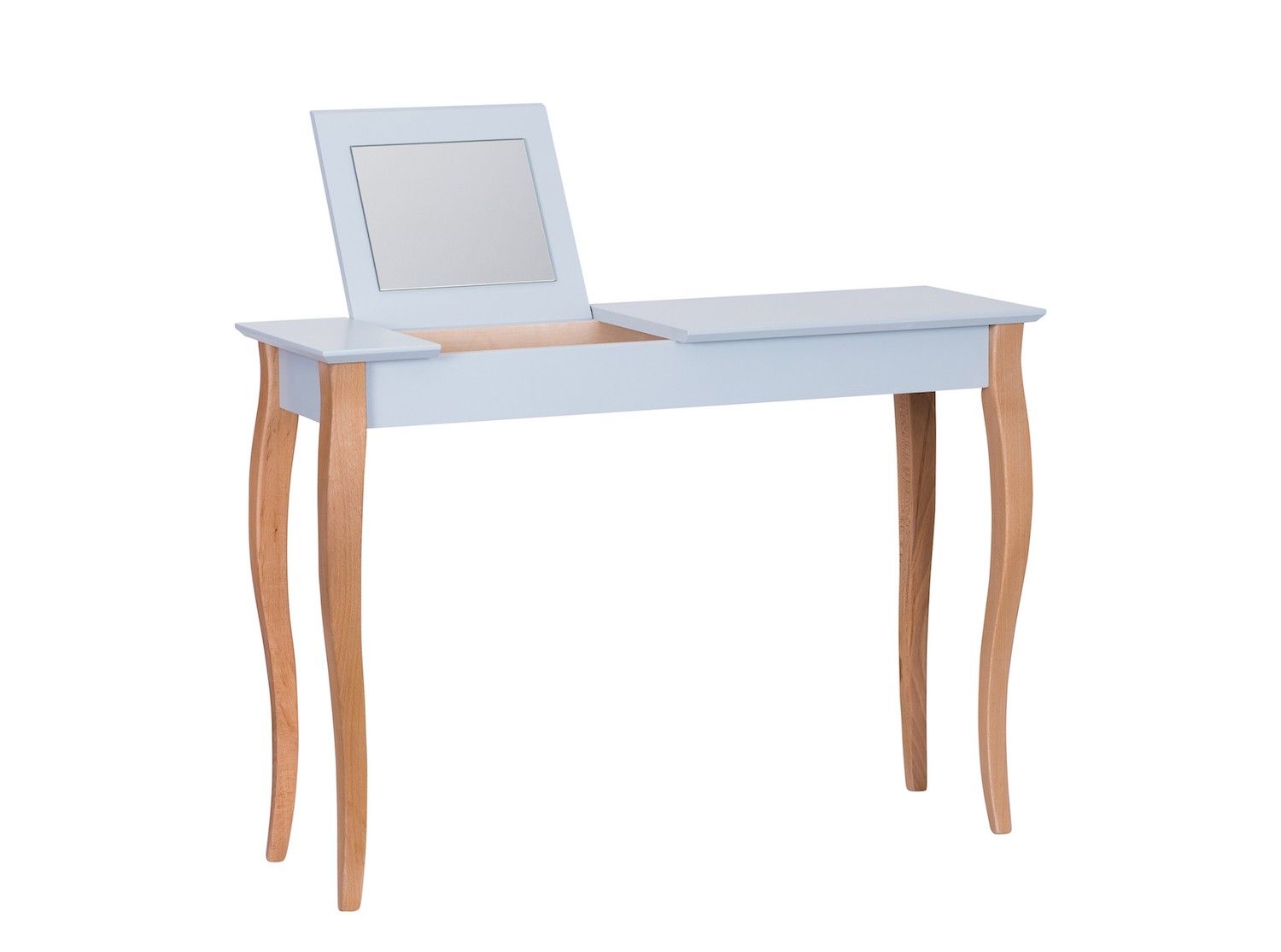 Console meuble design en bois avec miroir Lillo large par Marcin Gładzik