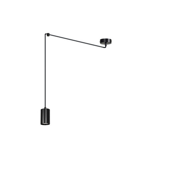 Suspension Traker en forme d'araignée avec base en métal et abat-jour en tube au design contemporain par Emibig